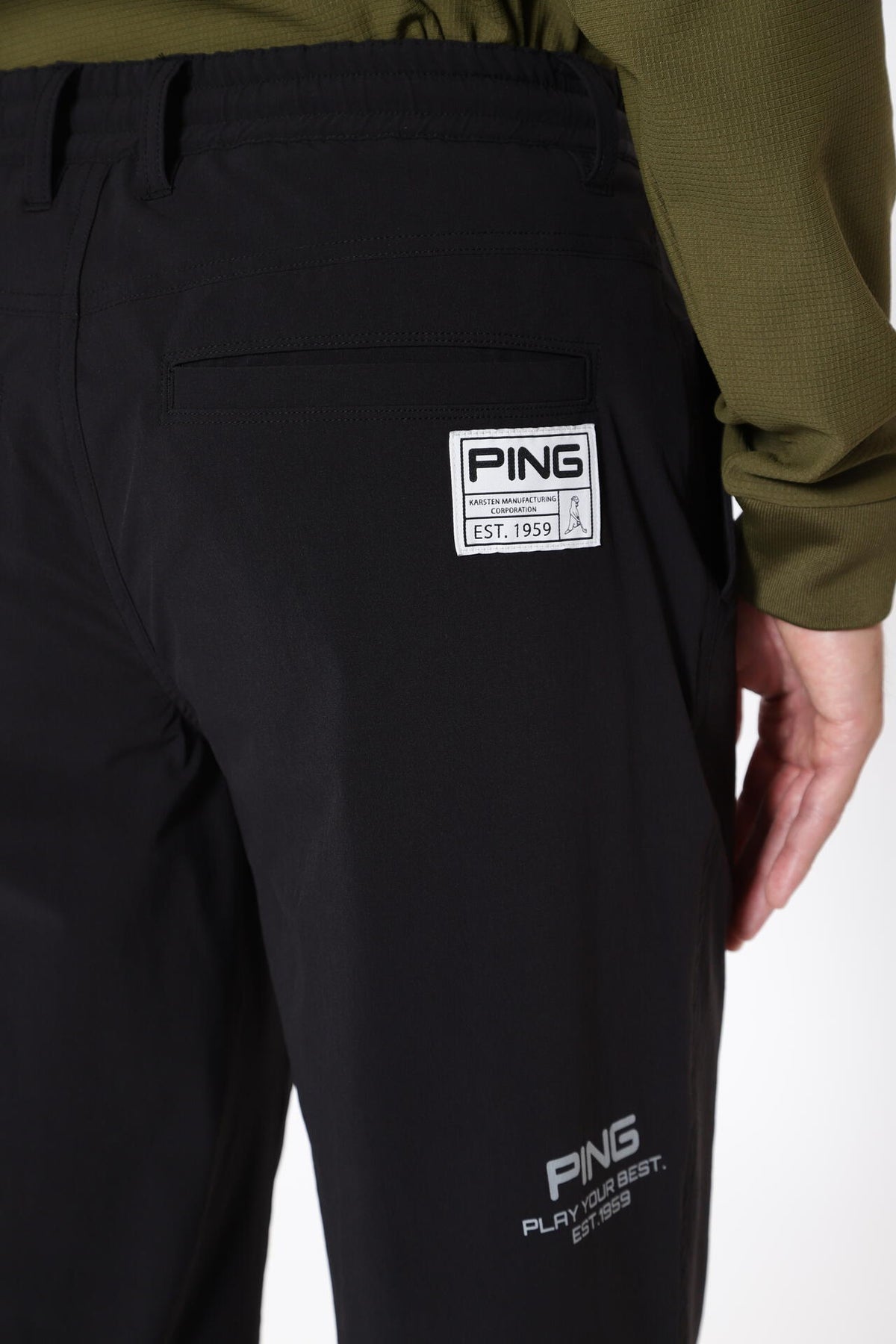 【PING APPAREL】全方向ストレッチ アウトフィッター テーパードパンツ <GOLD> (MENS)