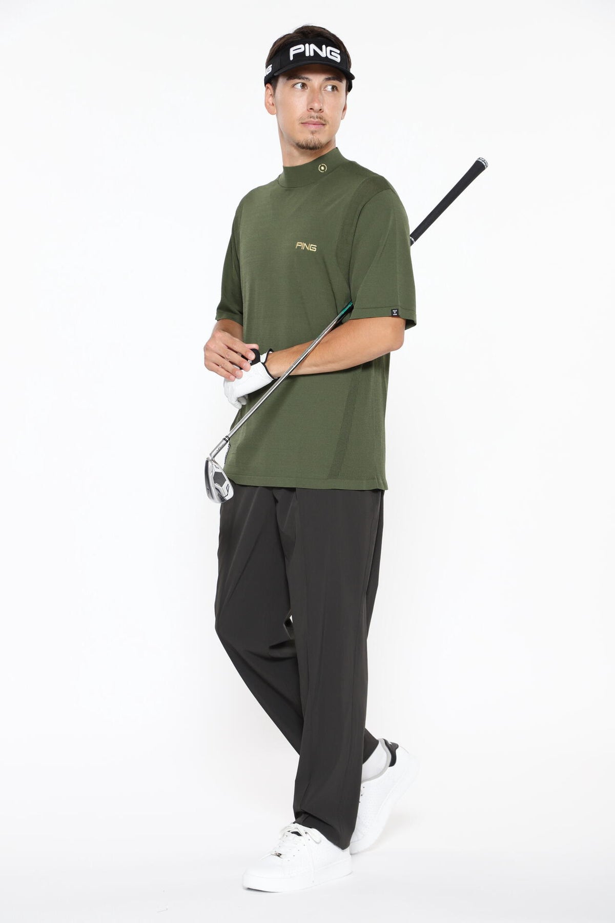 【PING APPAREL】全方向ストレッチ アウトフィッター テーパードパンツ <GOLD> (MENS)