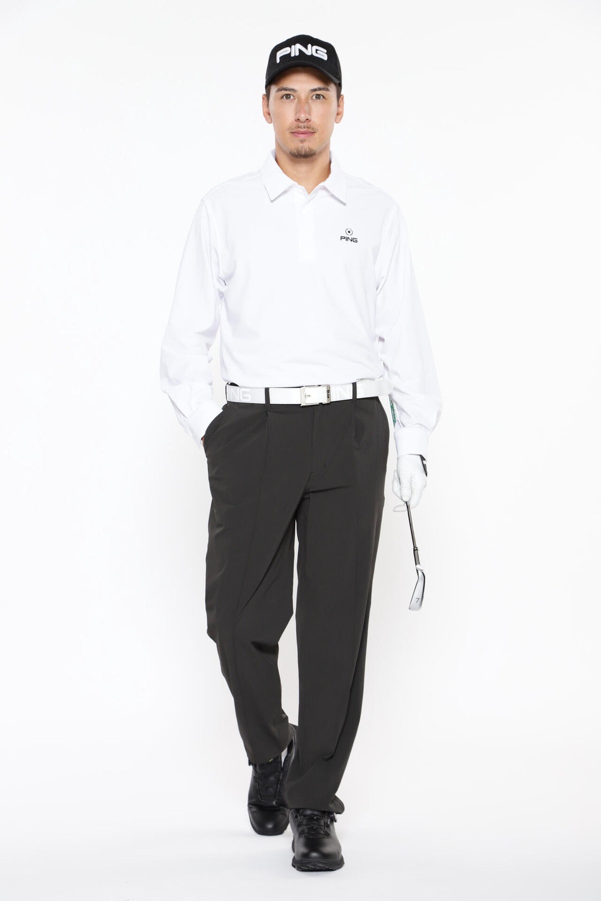 【PING APPAREL】全方向ストレッチ アウトフィッター テーパードパンツ <GOLD> (MENS)