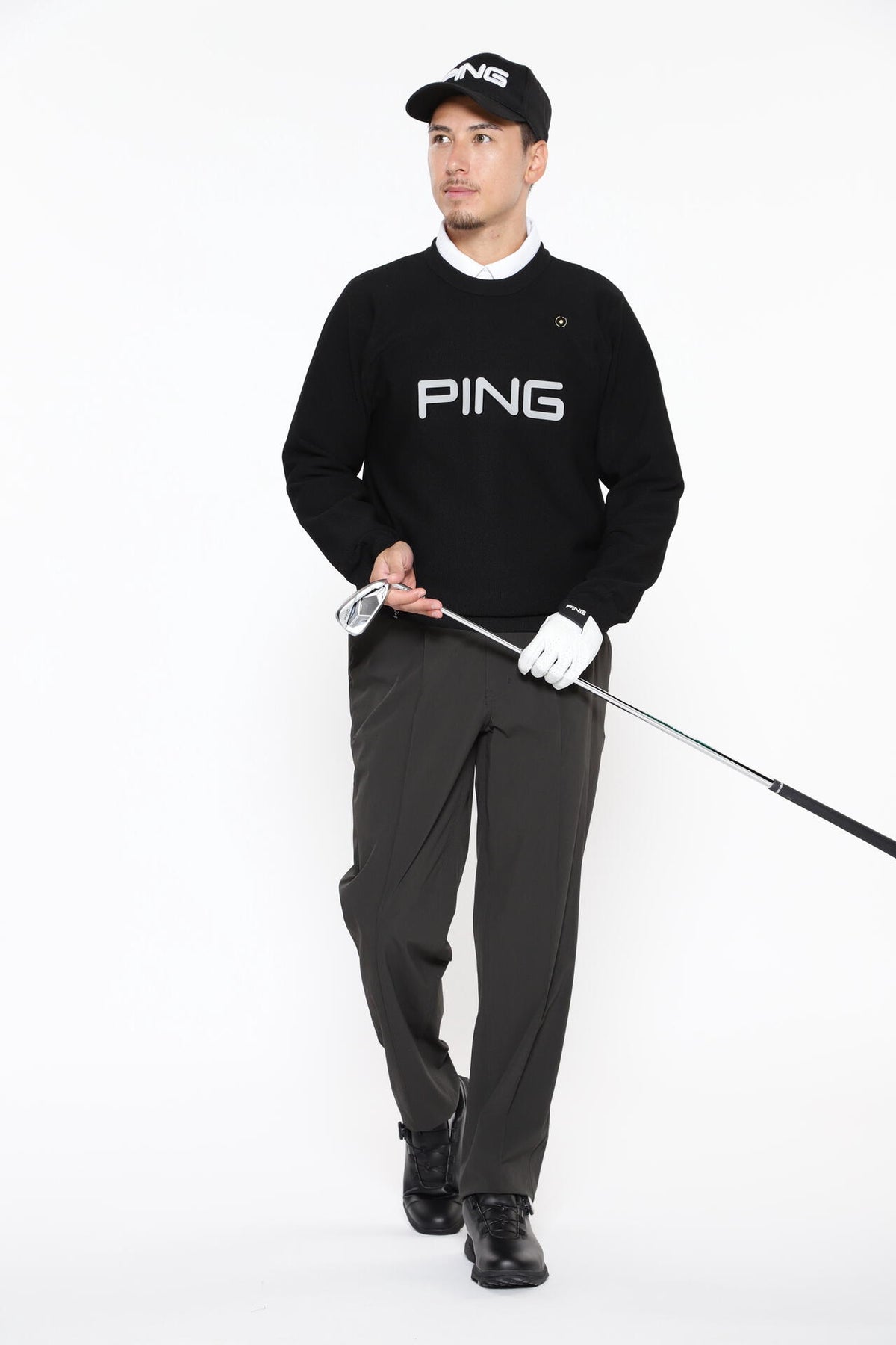 【PING APPAREL】全方向ストレッチ アウトフィッター テーパードパンツ <GOLD> (MENS)
