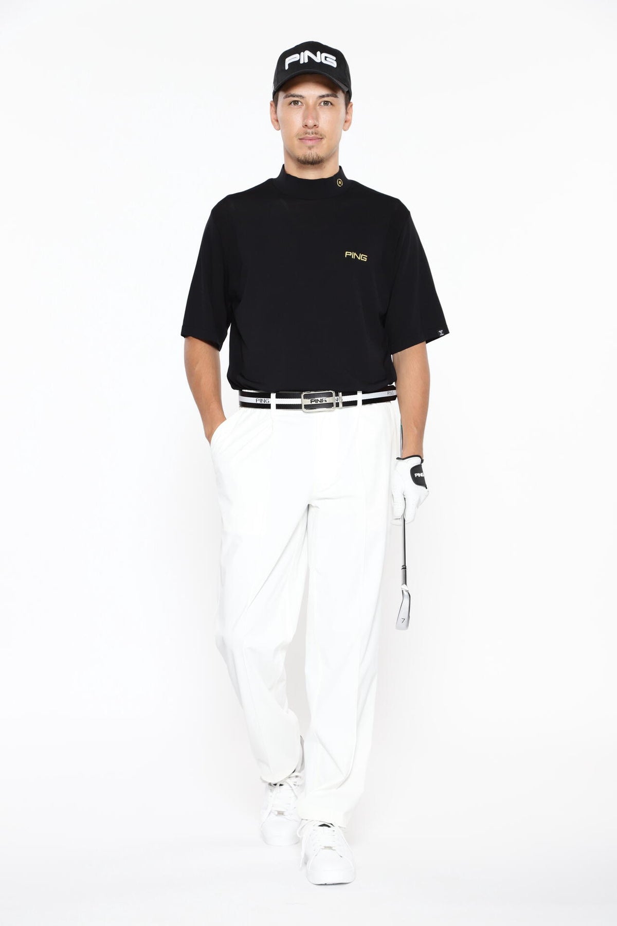 【PING APPAREL】全方向ストレッチ アウトフィッター テーパードパンツ <GOLD> (MENS)