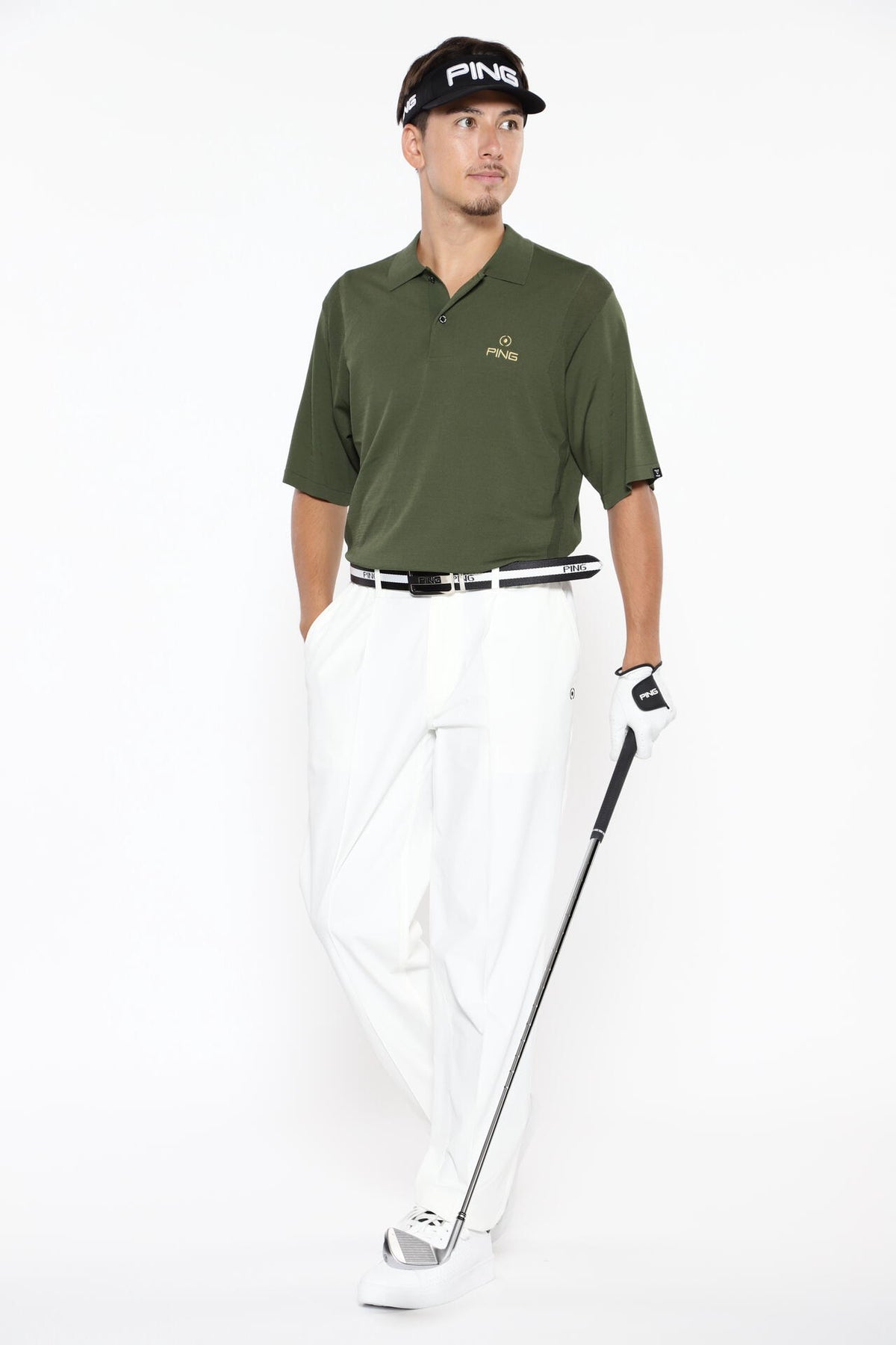 【PING APPAREL】全方向ストレッチ アウトフィッター テーパードパンツ <GOLD> (MENS)