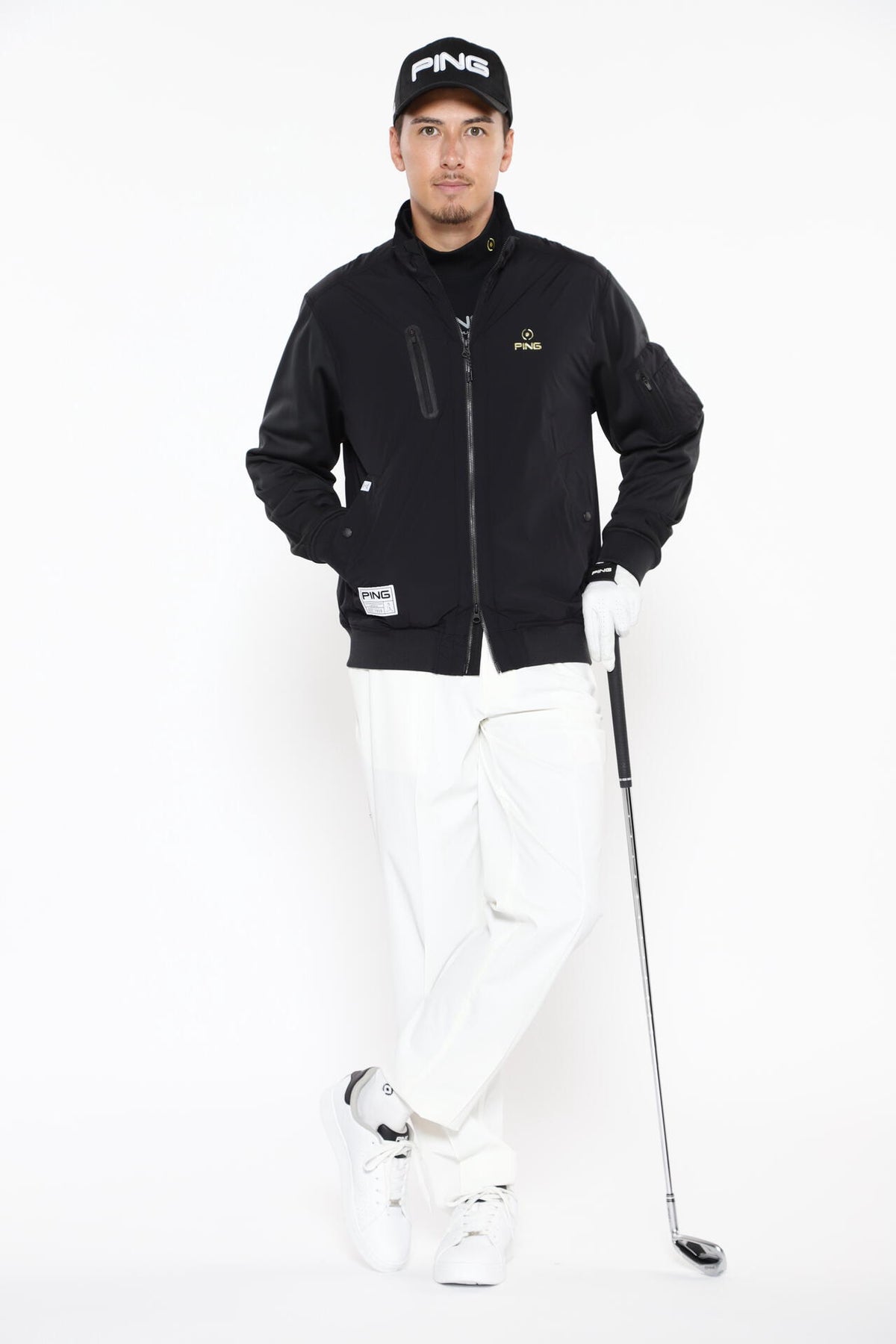 【PING APPAREL】全方向ストレッチ アウトフィッター テーパードパンツ <GOLD> (MENS)