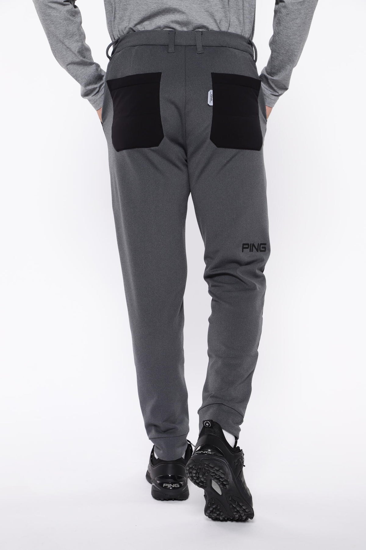 【PING APPAREL】PTTハーフ起毛/全方向ストレッチ杢MIX加工中綿ジョガーパンツ <PERFORMANCE> (MENS)
