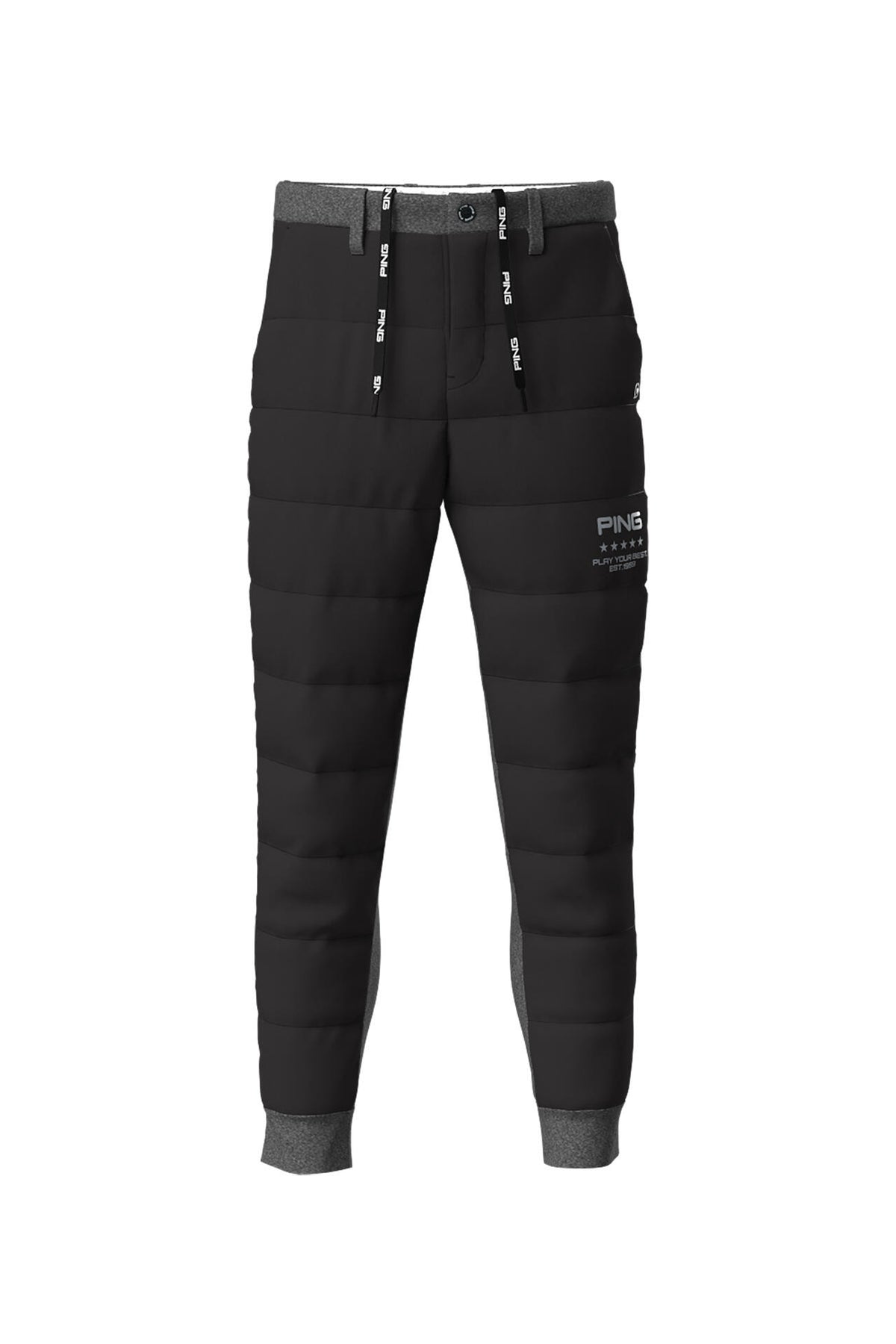 【PING APPAREL】PTTハーフ起毛/全方向ストレッチ杢MIX加工中綿ジョガーパンツ <PERFORMANCE> (MENS)
