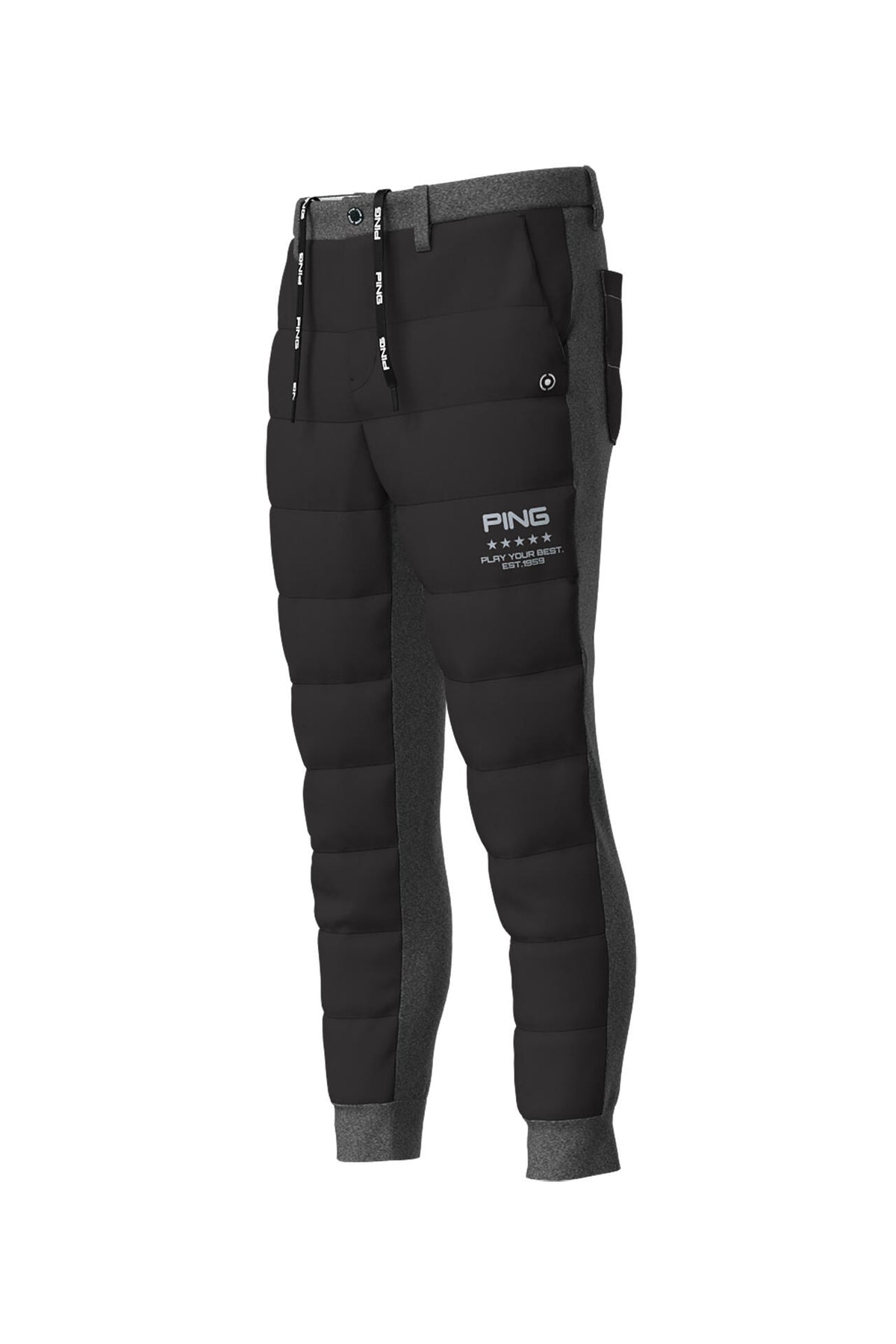 【PING APPAREL】PTTハーフ起毛/全方向ストレッチ杢MIX加工中綿ジョガーパンツ <PERFORMANCE> (MENS)