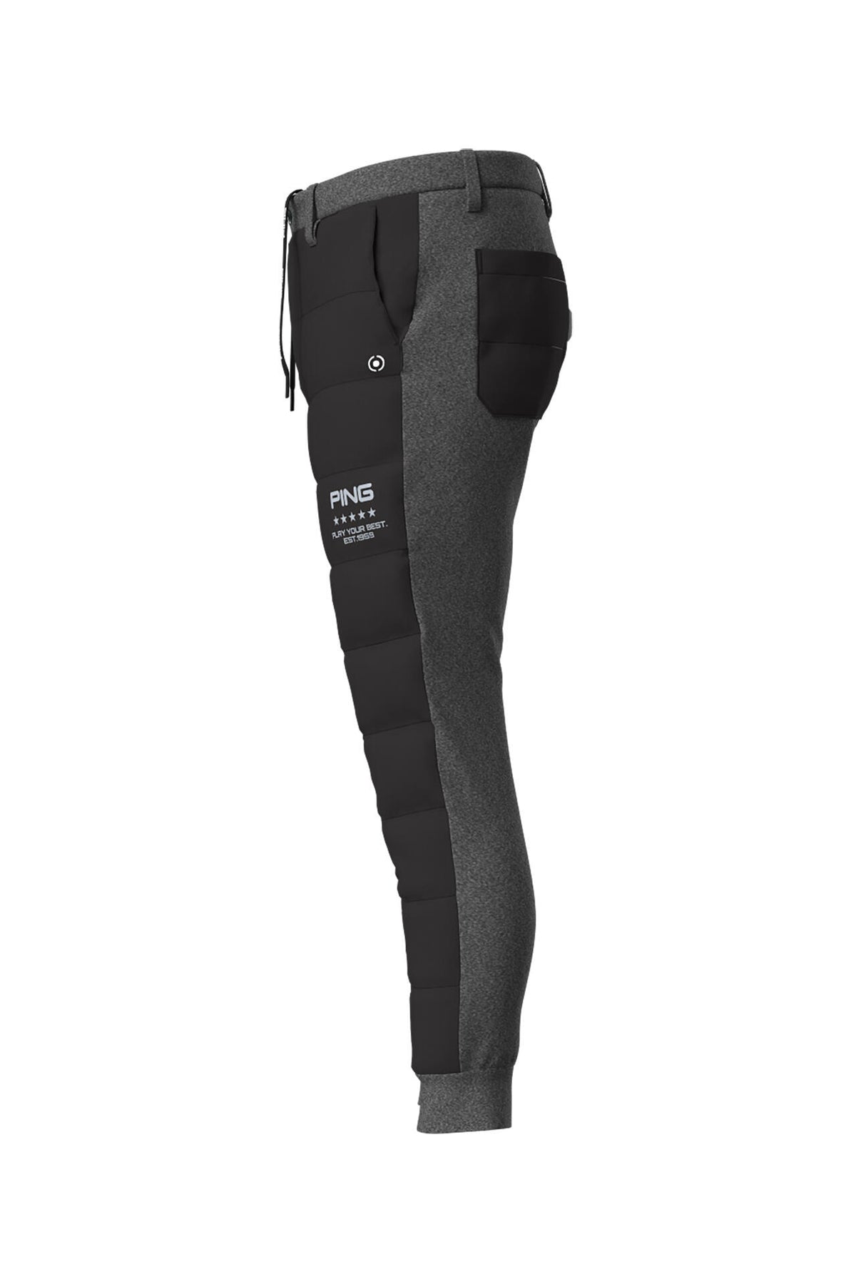 【PING APPAREL】PTTハーフ起毛/全方向ストレッチ杢MIX加工中綿ジョガーパンツ <PERFORMANCE> (MENS)