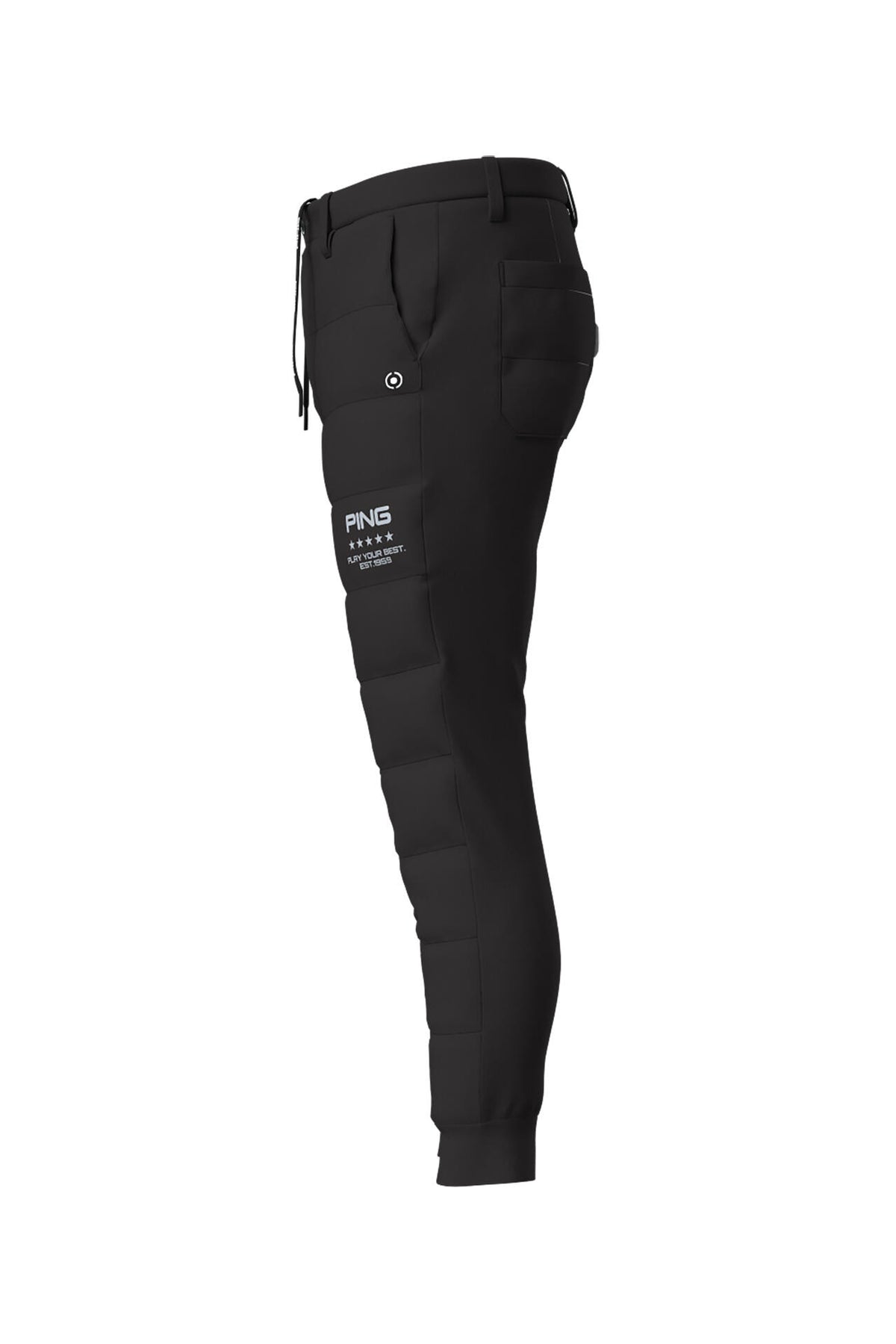 【PING APPAREL】PTTハーフ起毛/全方向ストレッチ杢MIX加工中綿ジョガーパンツ <PERFORMANCE> (MENS)