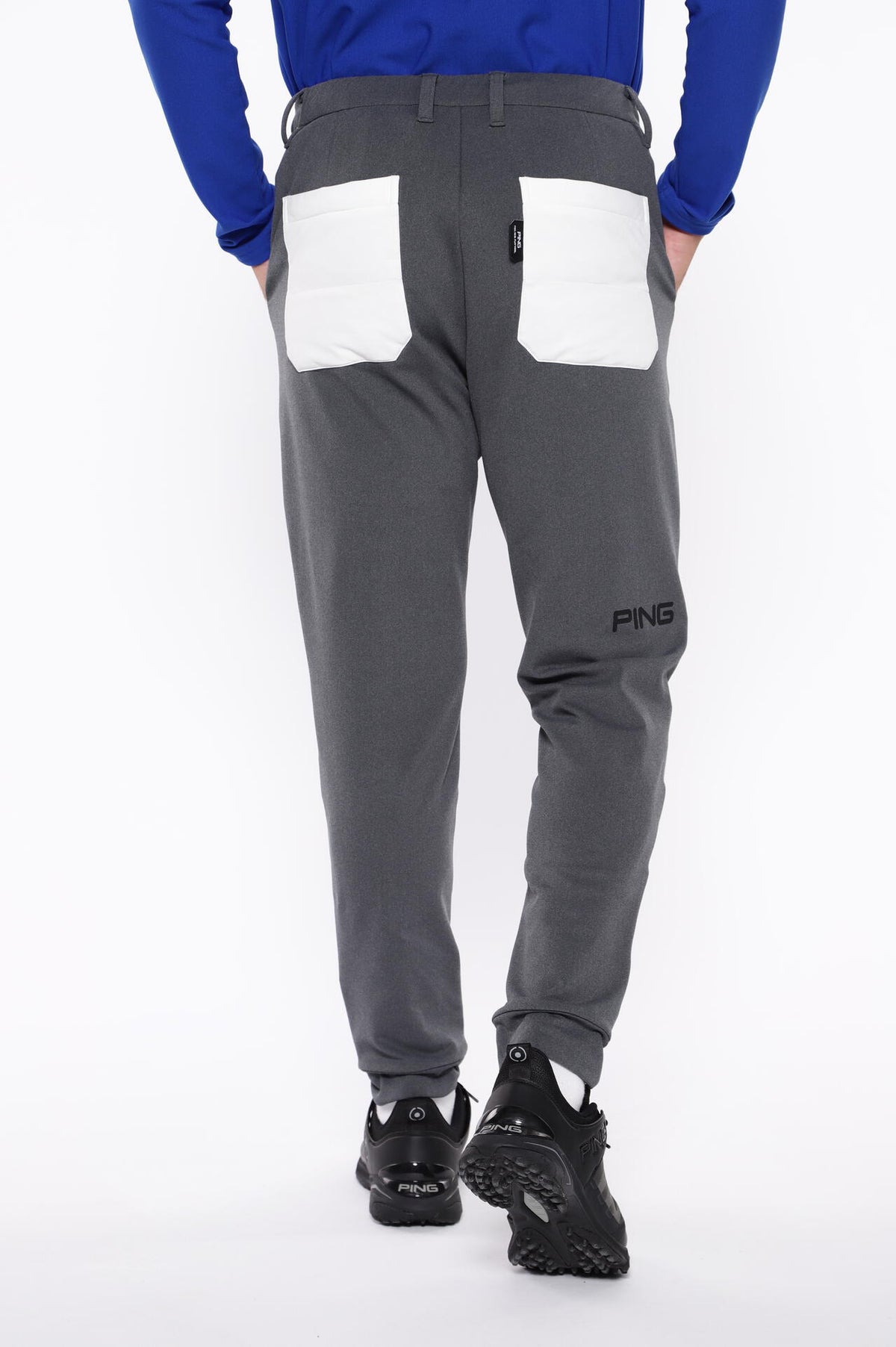 【PING APPAREL】PTTハーフ起毛/全方向ストレッチ杢MIX加工中綿ジョガーパンツ <PERFORMANCE> (MENS)