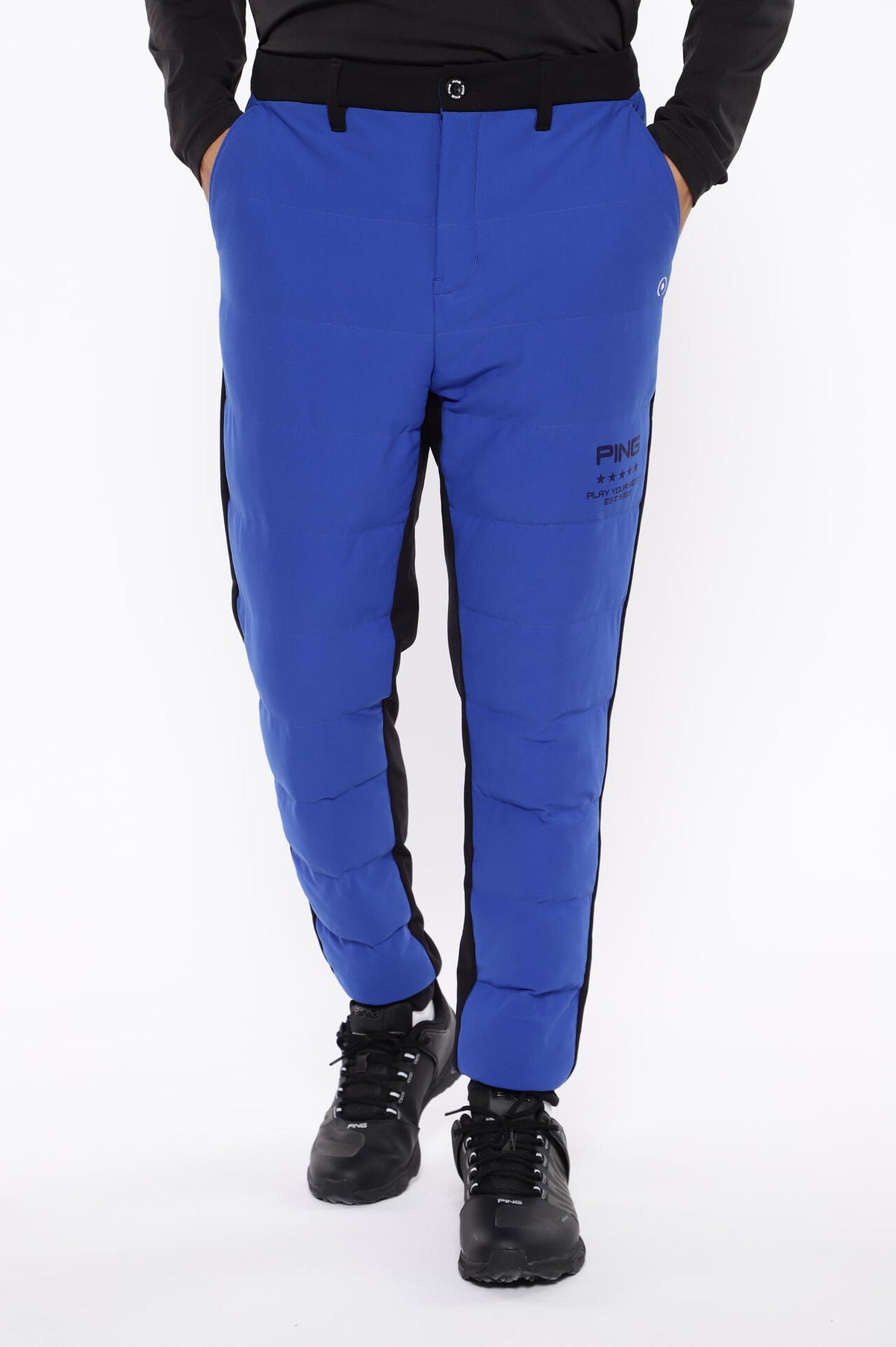 【PING APPAREL】PTTハーフ起毛/全方向ストレッチ杢MIX加工中綿ジョガーパンツ <PERFORMANCE> (MENS)