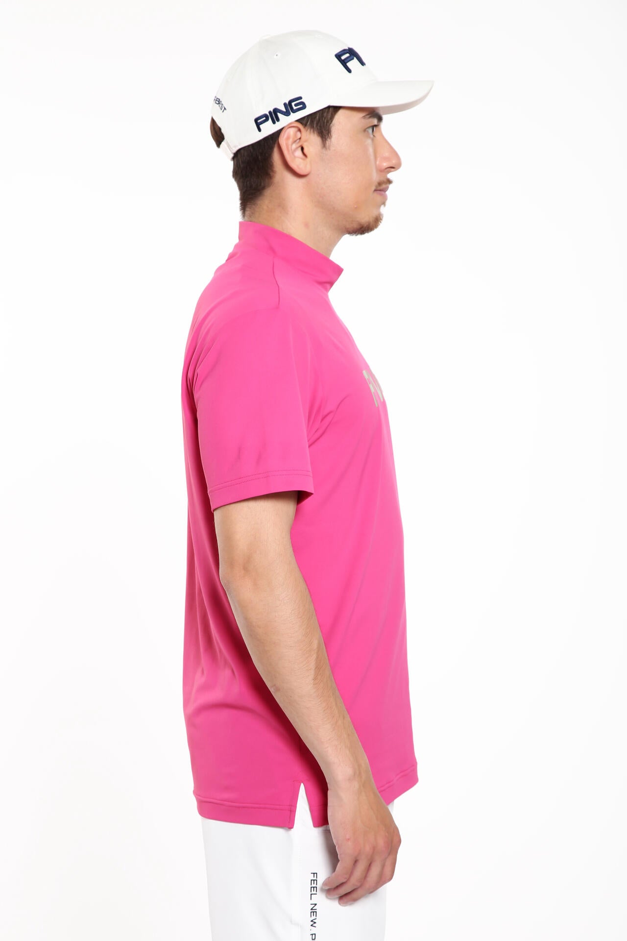 【PING APPAREL】蝉川プロ別注 半袖ハイネックカットソー <PERFORMANCE> (MENS)