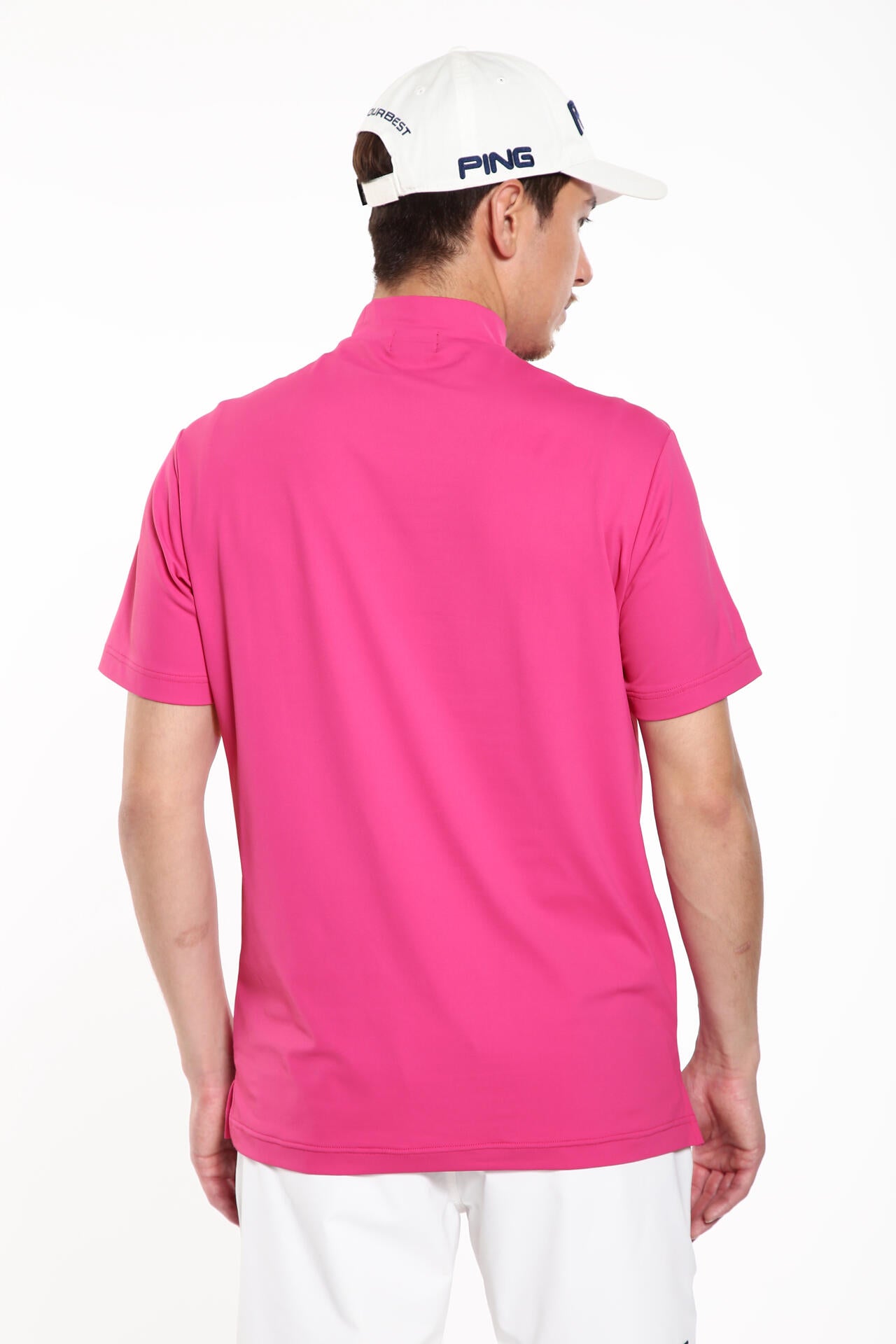 【PING APPAREL】蝉川プロ別注 半袖ハイネックカットソー <PERFORMANCE> (MENS)