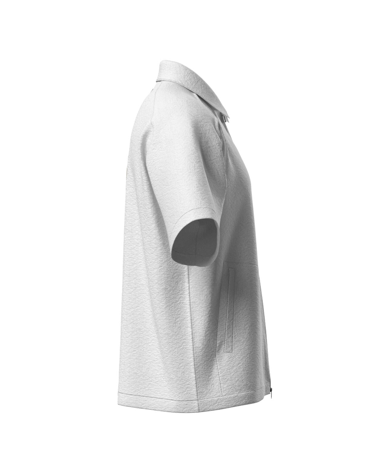 【PING APPAREL】全方向ストレッチサッカー半袖フルジップシャツ <NATIVE> (MENS)