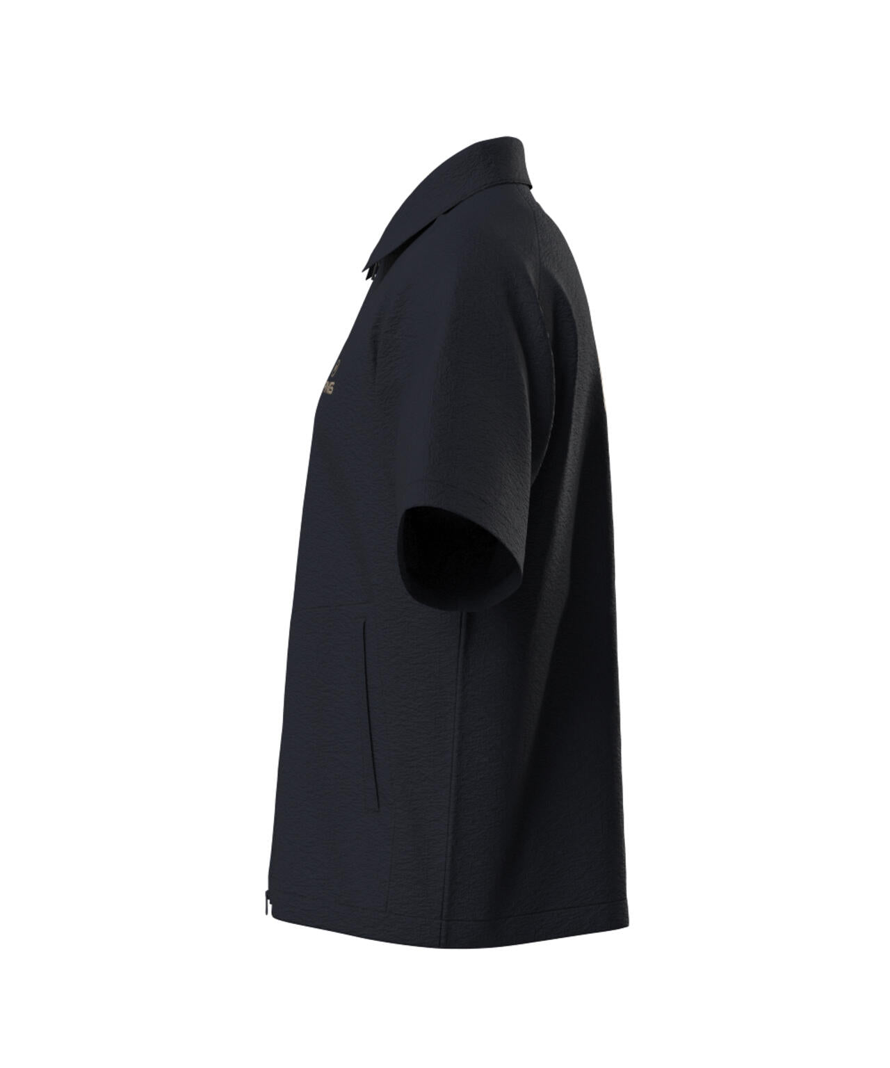 【PING APPAREL】全方向ストレッチサッカー半袖フルジップシャツ <NATIVE> (MENS)