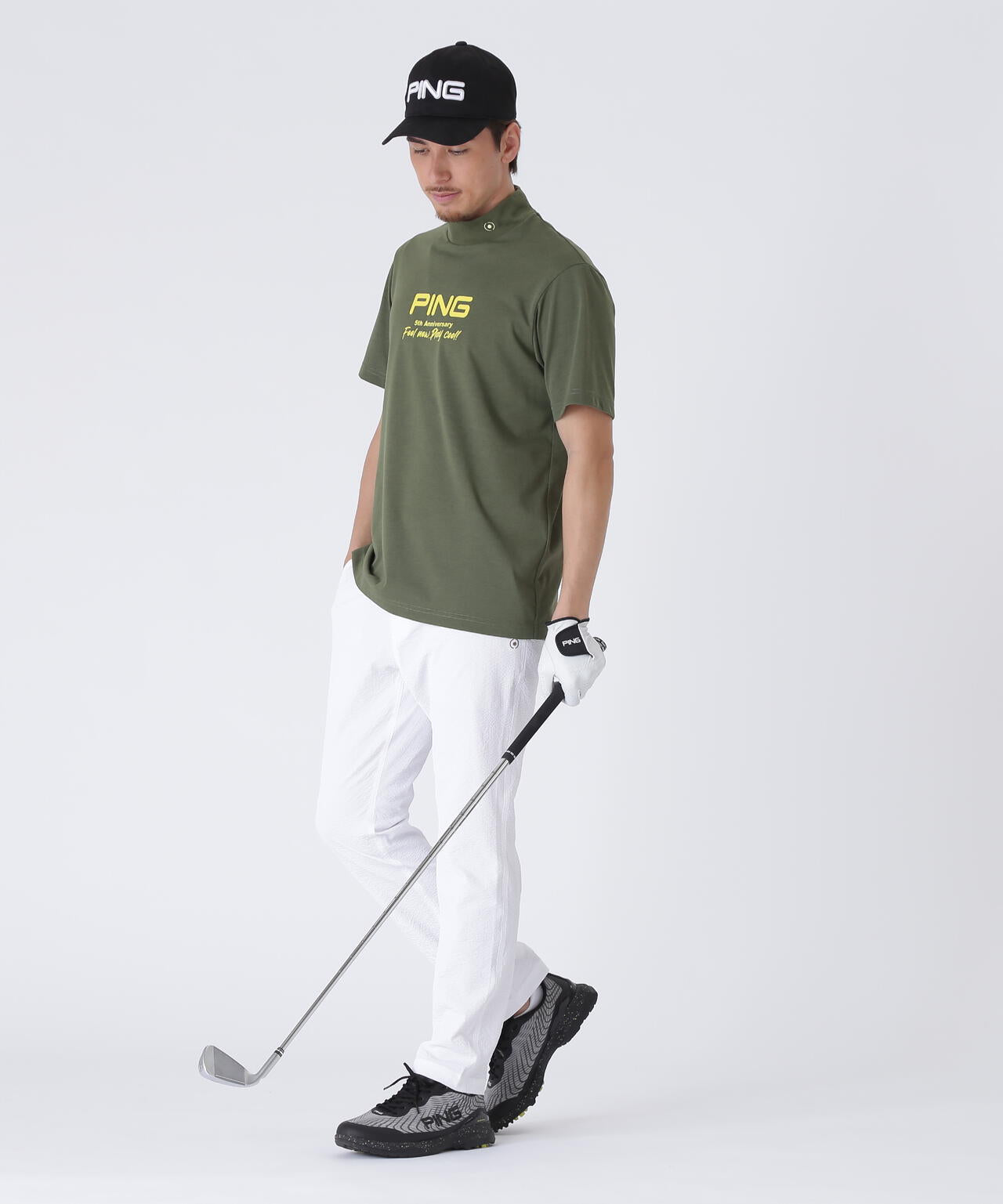 【PING APPAREL】全方向ストレッチサッカーテーパードパンツ <NATIVE> (MENS)