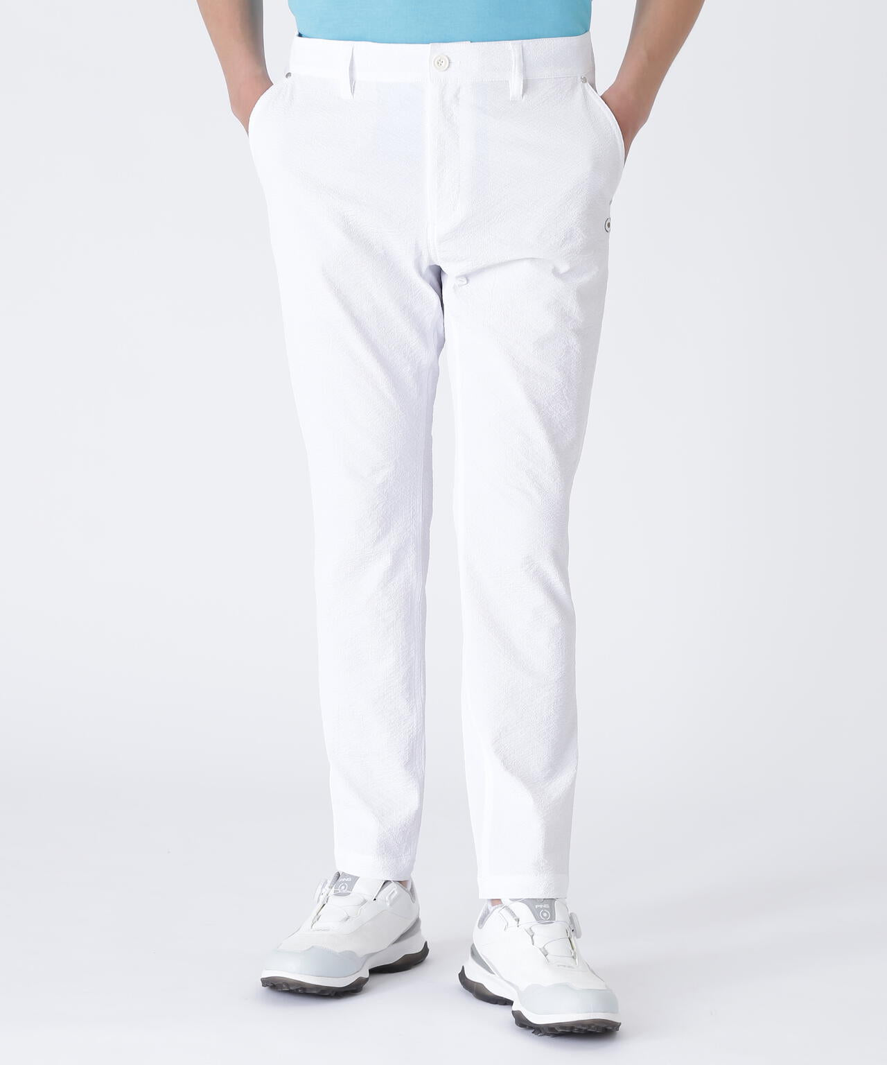 【PING APPAREL】全方向ストレッチサッカーテーパードパンツ <NATIVE> (MENS)