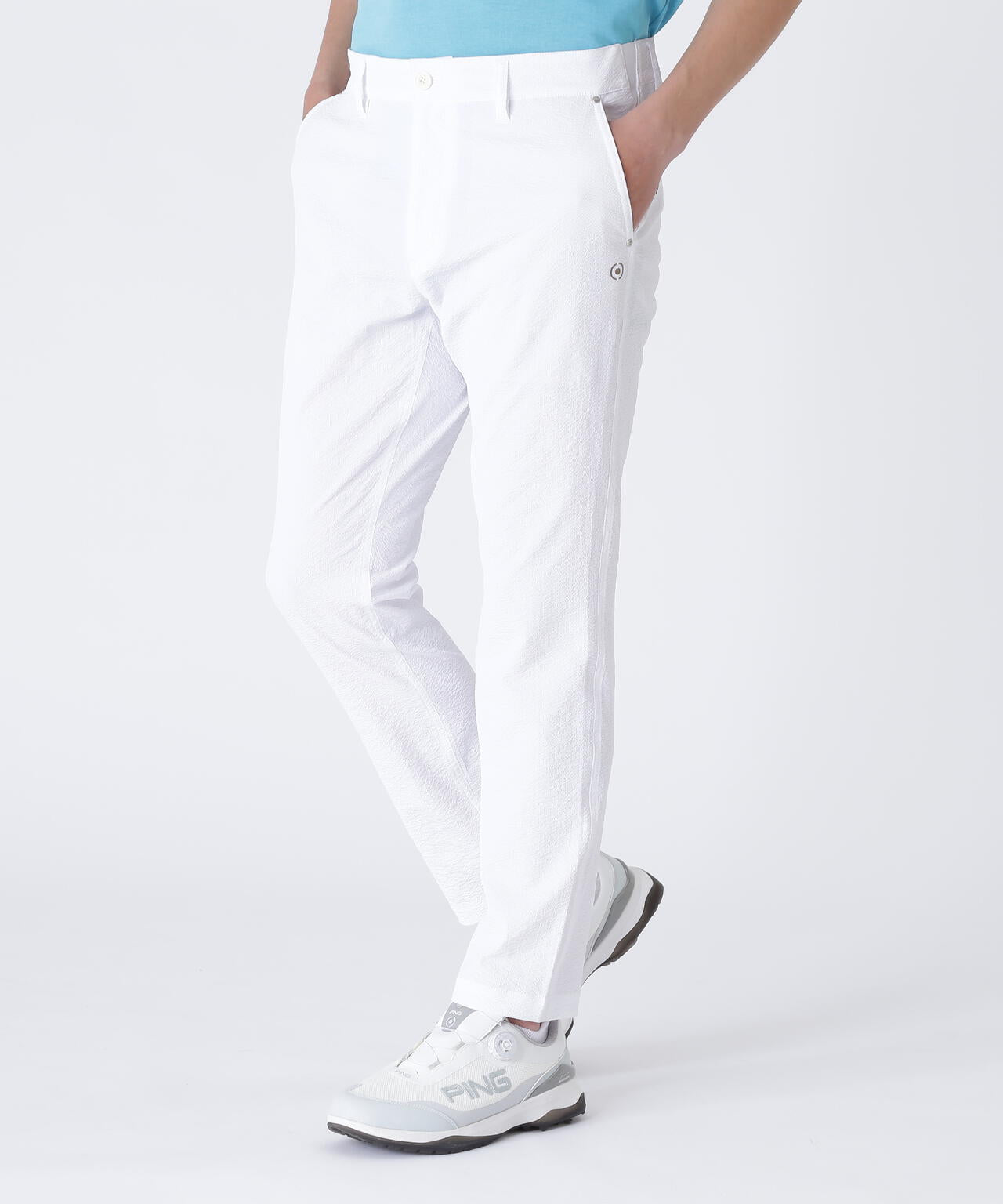 【PING APPAREL】全方向ストレッチサッカーテーパードパンツ <NATIVE> (MENS)