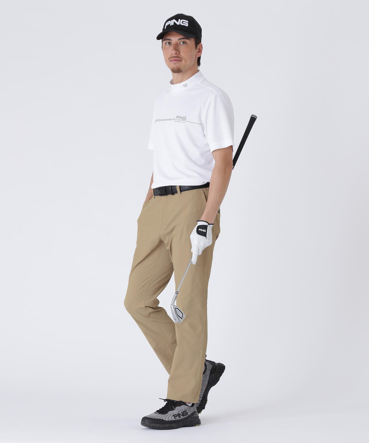 【PING APPAREL】全方向ストレッチサッカーテーパードパンツ <NATIVE> (MENS)