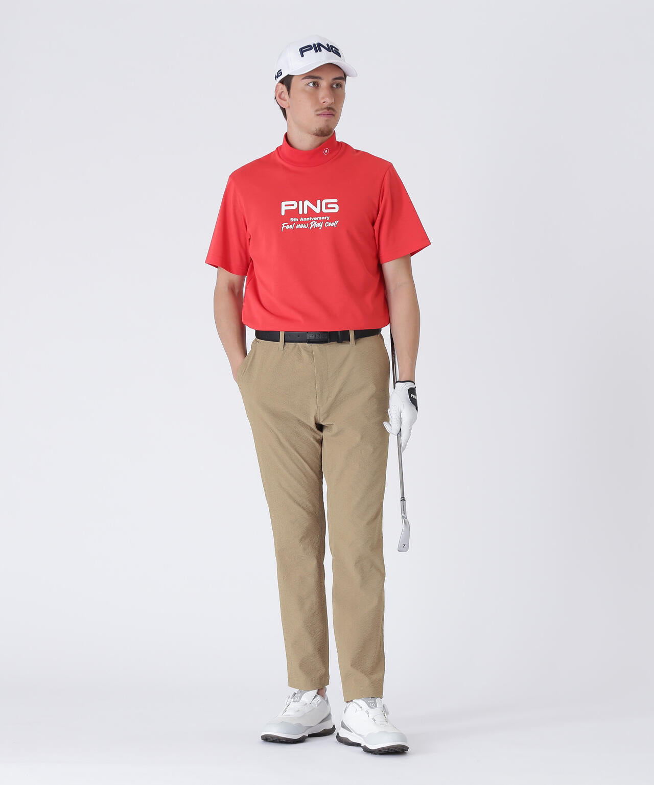 【PING APPAREL】全方向ストレッチサッカーテーパードパンツ <NATIVE> (MENS)