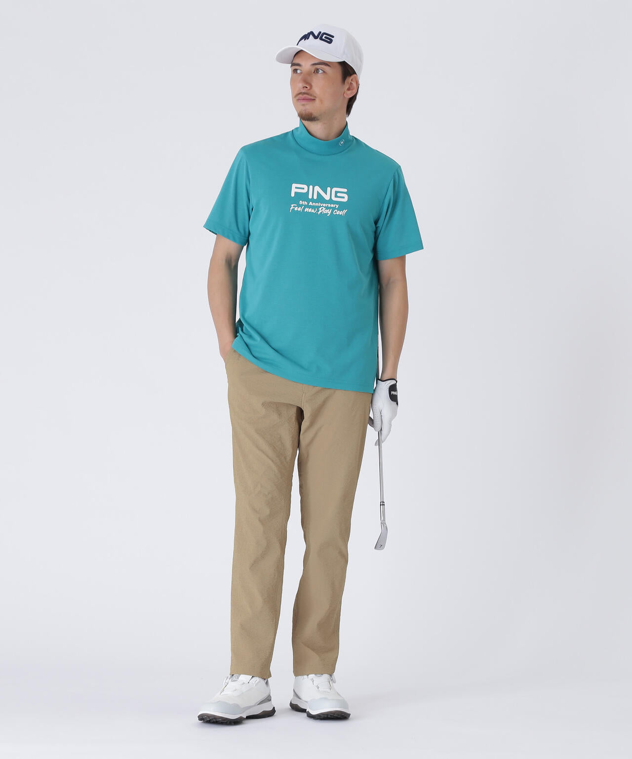 【PING APPAREL】全方向ストレッチサッカーテーパードパンツ <NATIVE> (MENS)