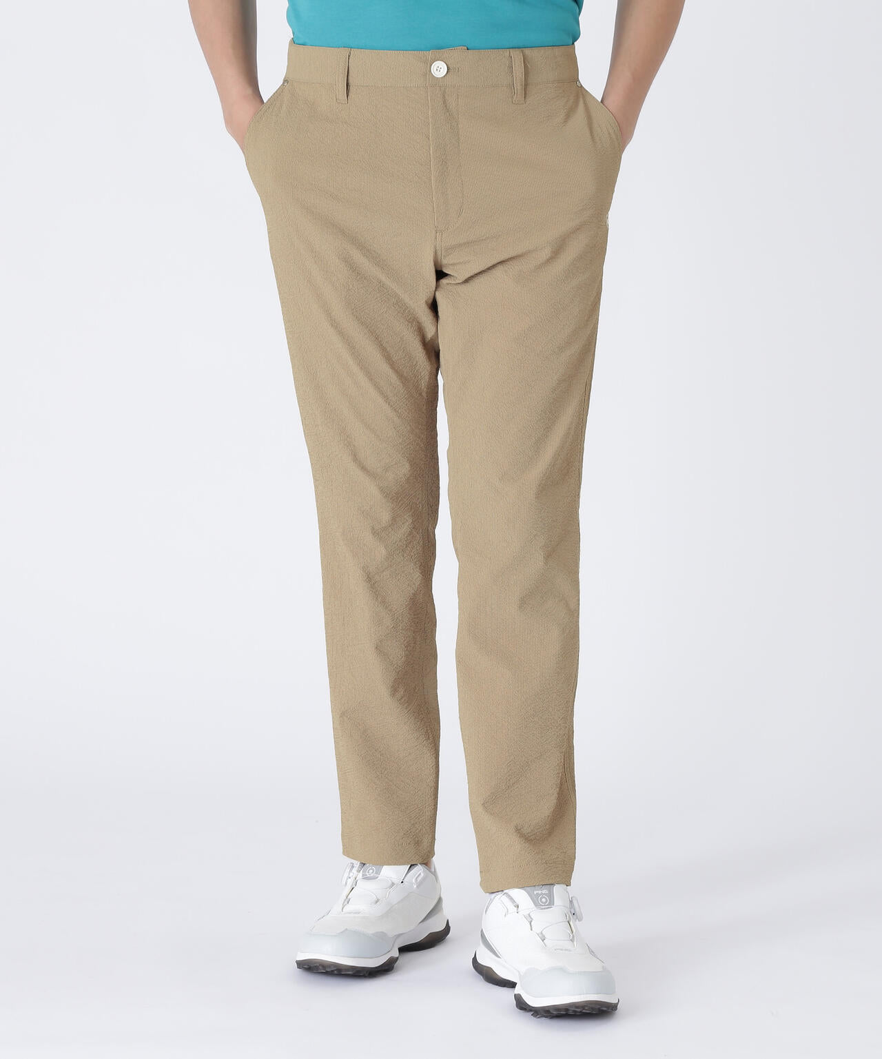 【PING APPAREL】全方向ストレッチサッカーテーパードパンツ <NATIVE> (MENS)