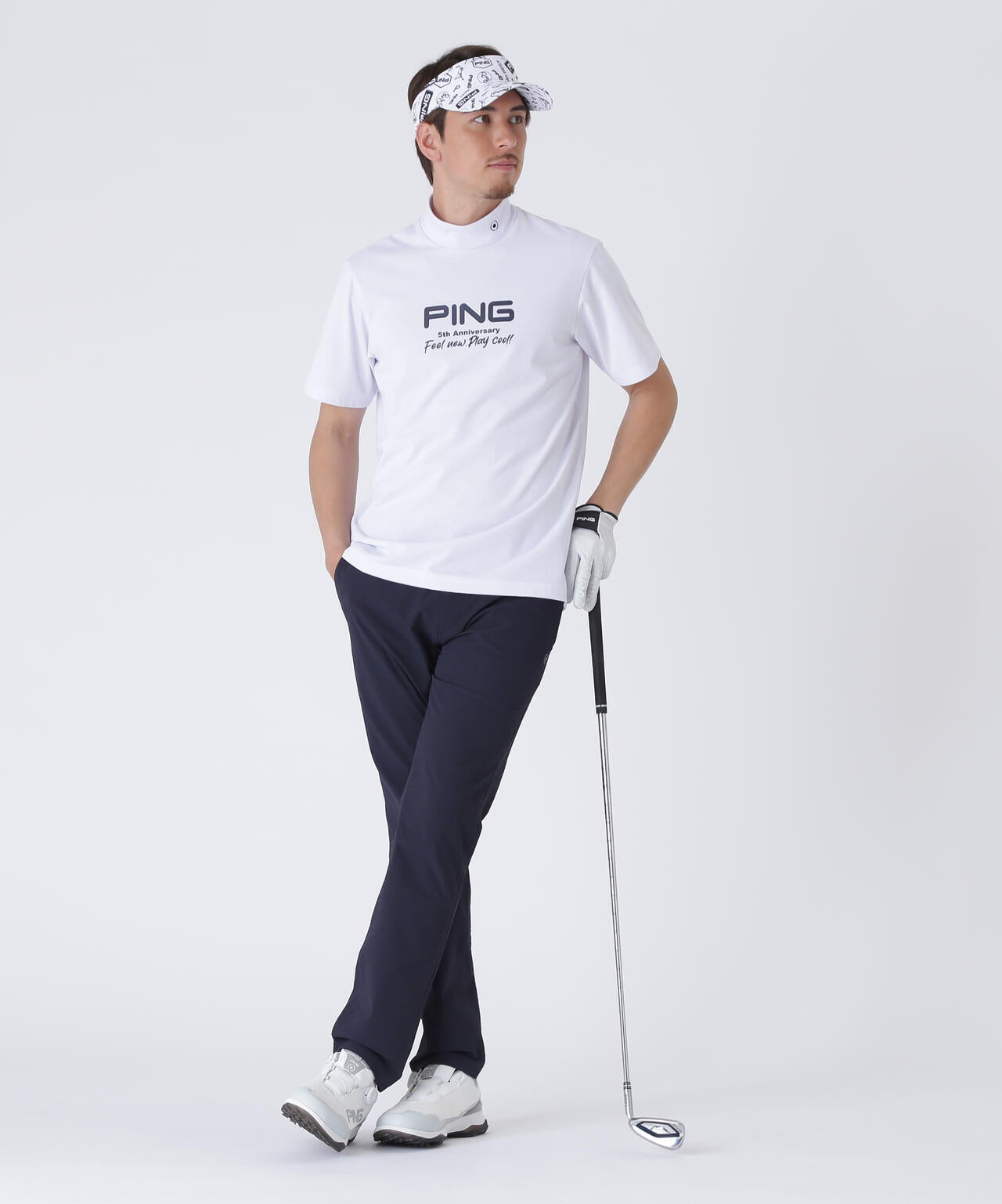 【PING APPAREL】全方向ストレッチサッカーテーパードパンツ <NATIVE> (MENS)