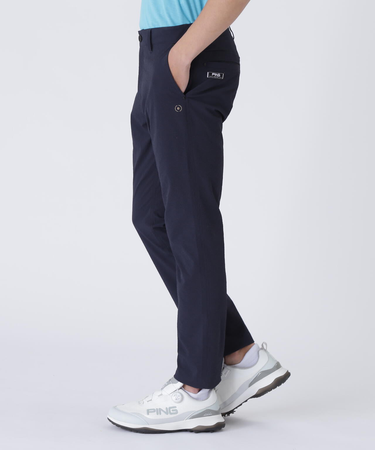 【PING APPAREL】全方向ストレッチサッカーテーパードパンツ <NATIVE> (MENS)