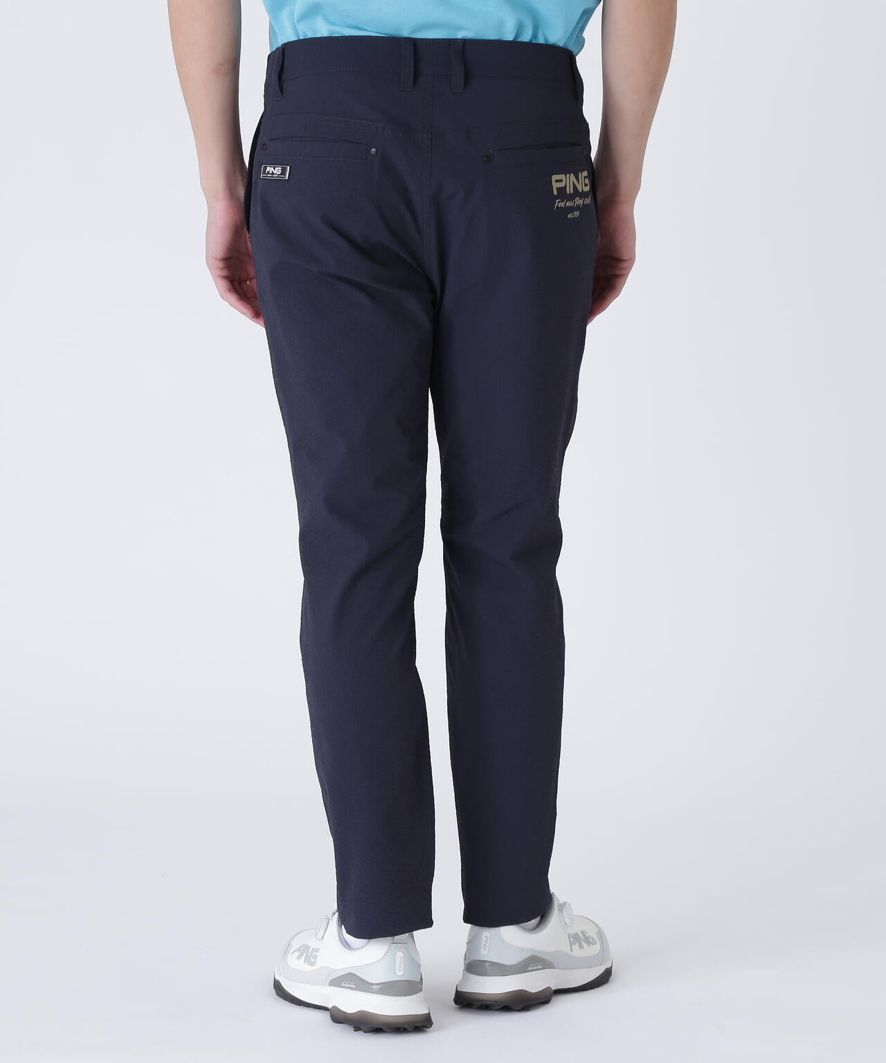 【PING APPAREL】全方向ストレッチサッカーテーパードパンツ <NATIVE> (MENS)