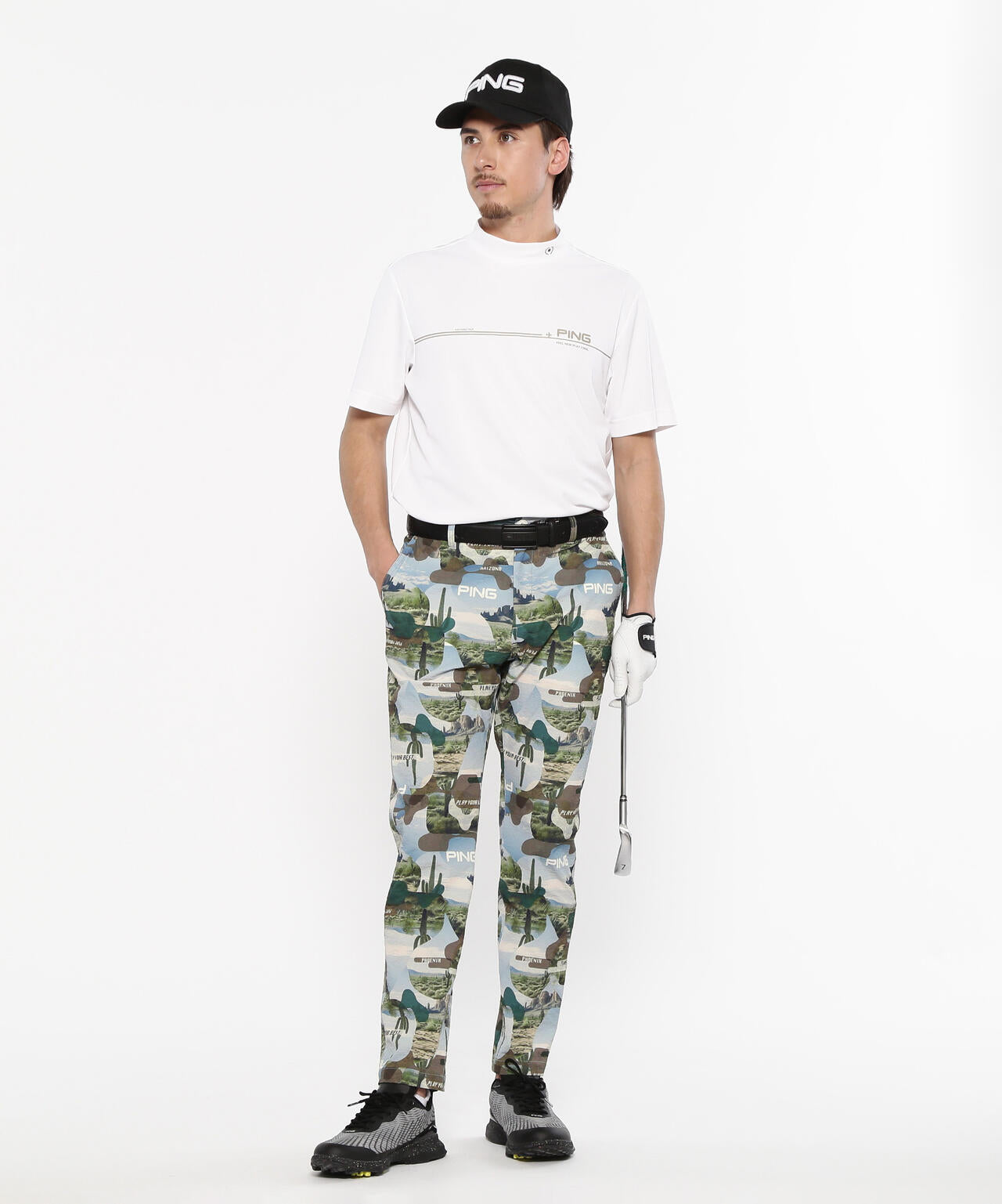 【PING APPAREL】全方向ストレッチサッカーテーパードパンツ <NATIVE> (MENS)