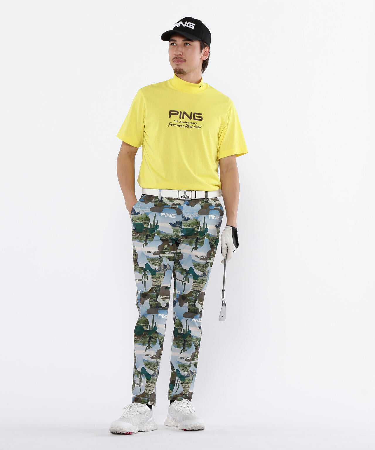 【PING APPAREL】全方向ストレッチサッカーテーパードパンツ <NATIVE> (MENS)
