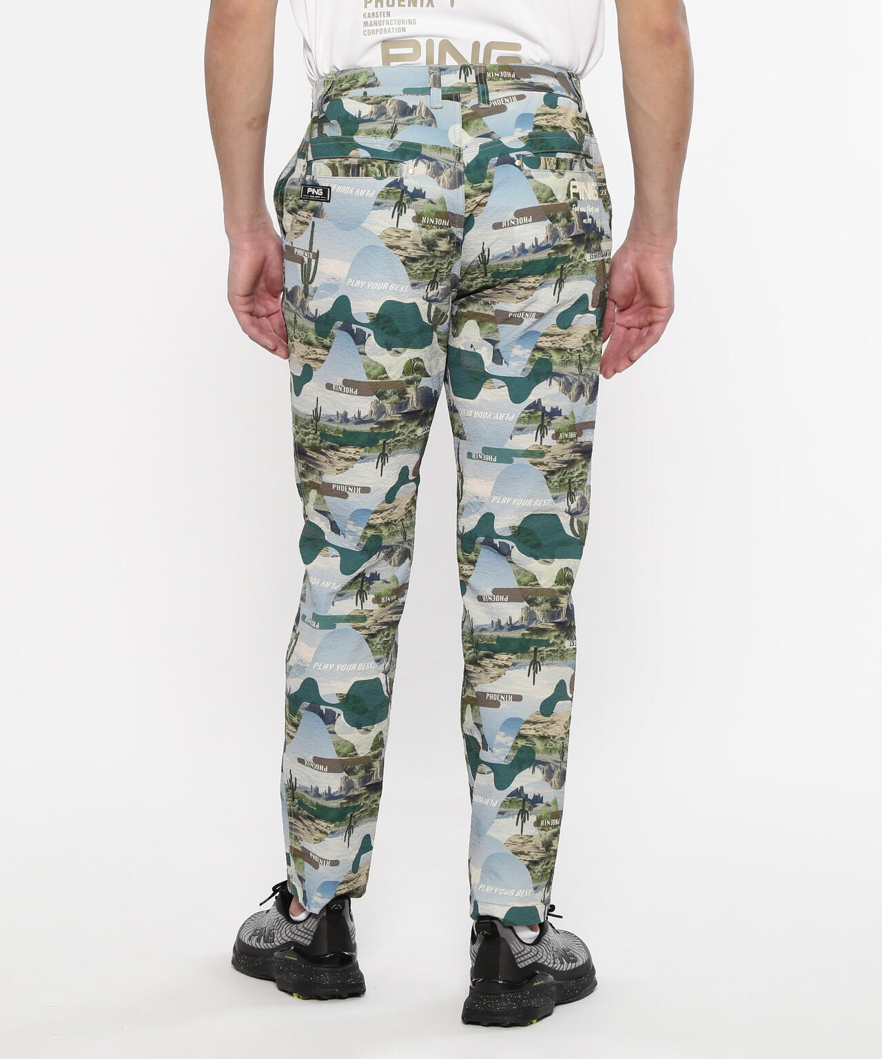 【PING APPAREL】全方向ストレッチサッカーテーパードパンツ <NATIVE> (MENS)