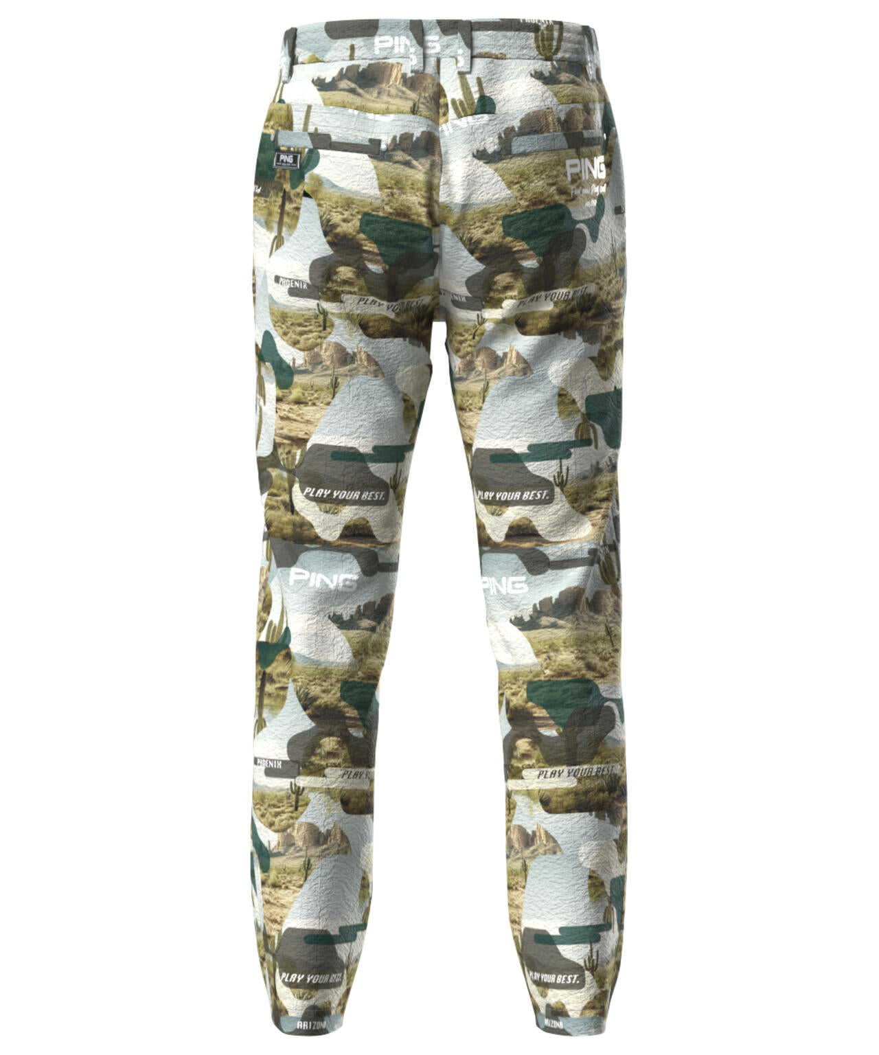 【PING APPAREL】全方向ストレッチサッカーテーパードパンツ <NATIVE> (MENS)