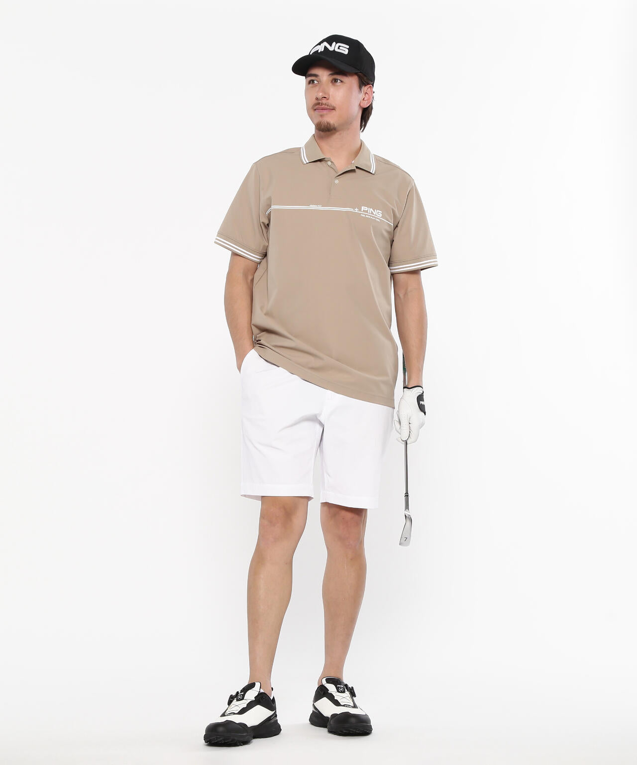 【PING APPAREL】サライテック二重織ショートパンツ <NATIVE> (MENS)