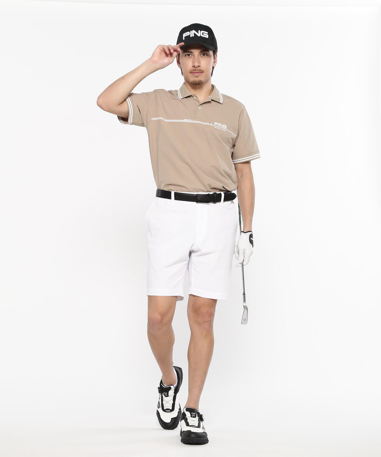 【PING APPAREL】サライテック二重織ショートパンツ <NATIVE> (MENS)
