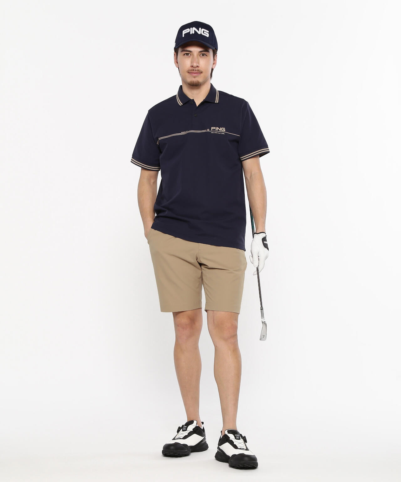 【PING APPAREL】サライテック二重織ショートパンツ <NATIVE> (MENS)