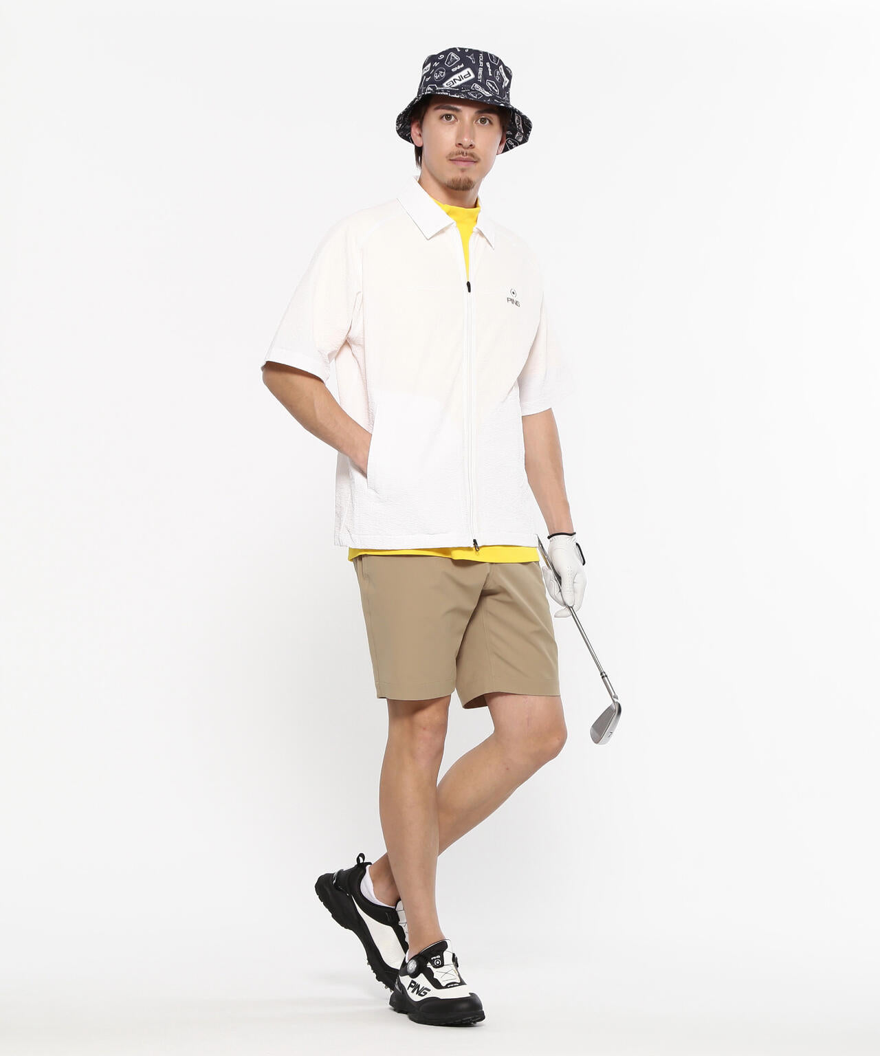 【PING APPAREL】サライテック二重織ショートパンツ <NATIVE> (MENS)