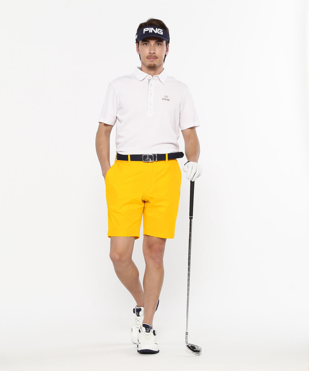 【PING APPAREL】サライテック二重織ショートパンツ <NATIVE> (MENS)
