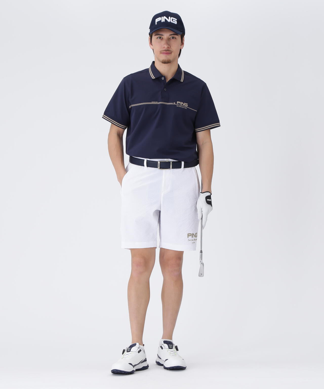 【PING APPAREL】全方向ストレッチサッカーショートパンツ <NATIVE> (MENS)