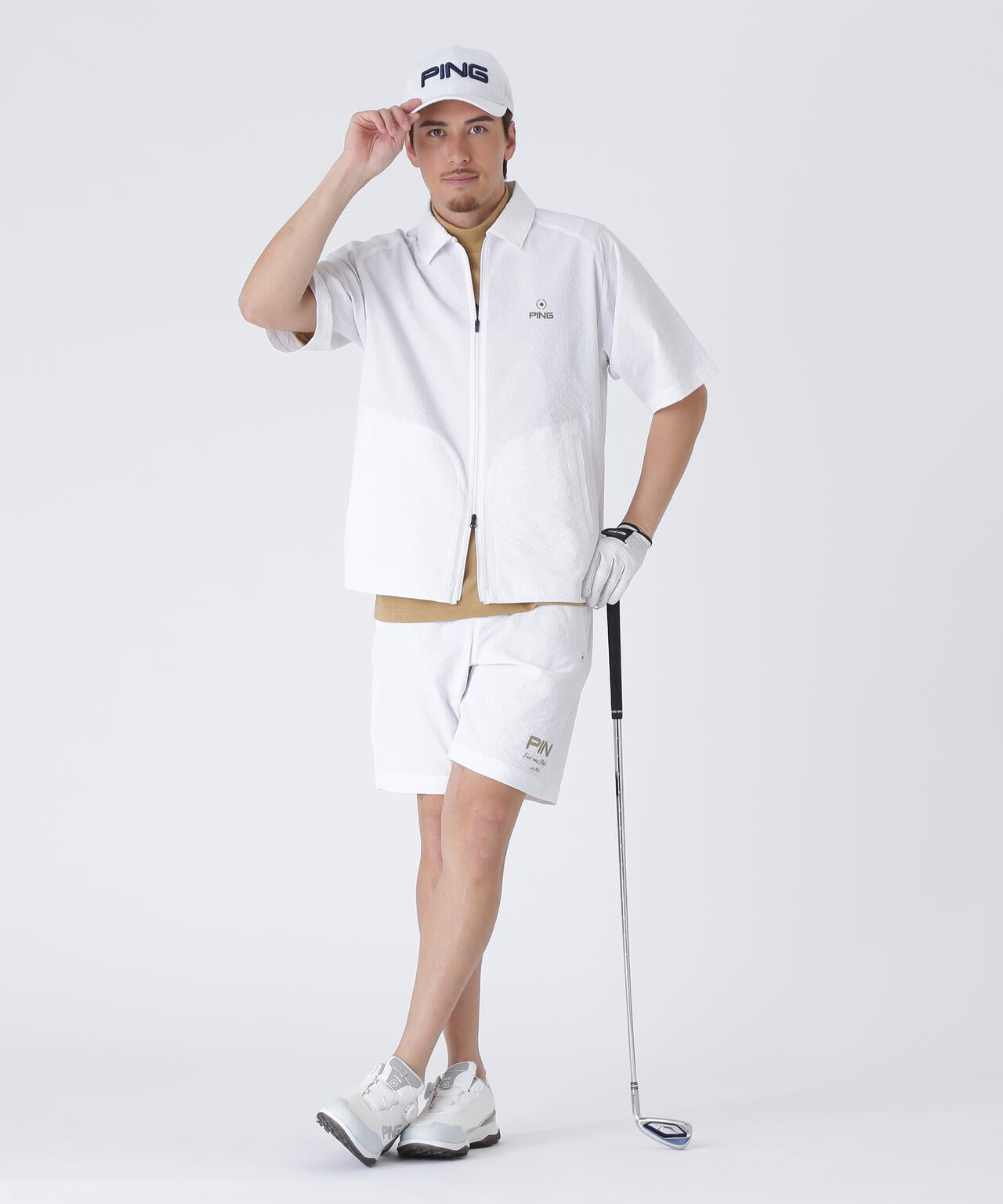 【PING APPAREL】全方向ストレッチサッカーショートパンツ <NATIVE> (MENS)