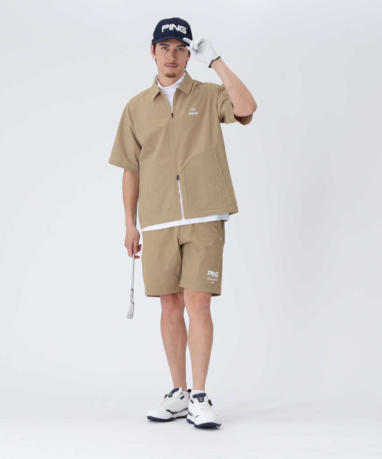 【PING APPAREL】全方向ストレッチサッカーショートパンツ <NATIVE> (MENS)