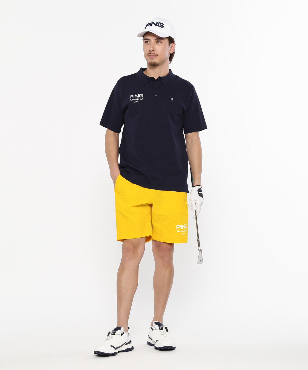 【PING APPAREL】全方向ストレッチサッカーショートパンツ <NATIVE> (MENS)