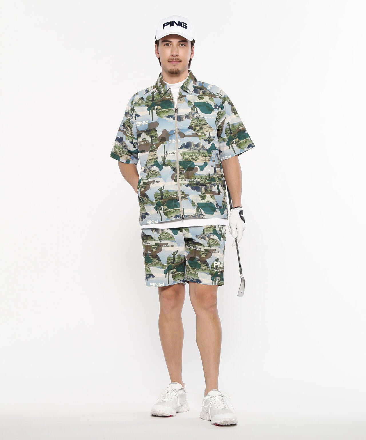 【PING APPAREL】全方向ストレッチサッカーショートパンツ <NATIVE> (MENS)