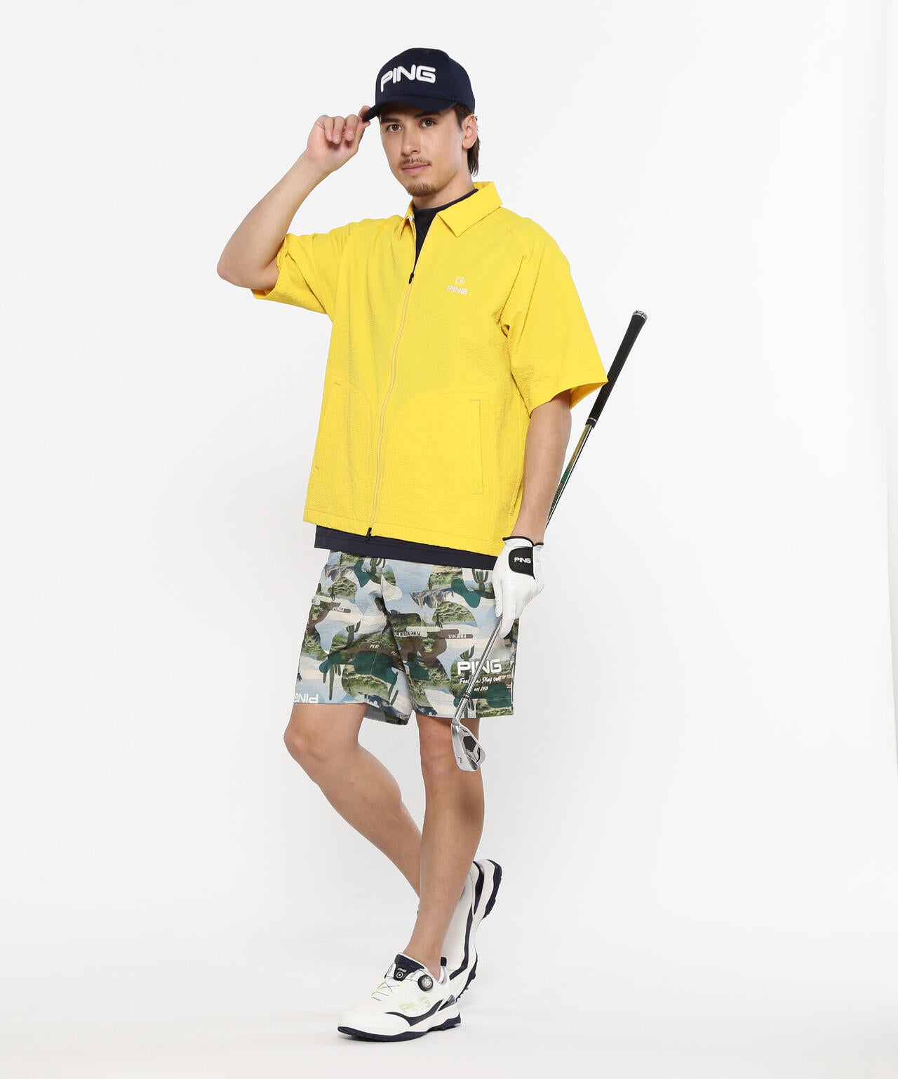 【PING APPAREL】全方向ストレッチサッカーショートパンツ <NATIVE> (MENS)
