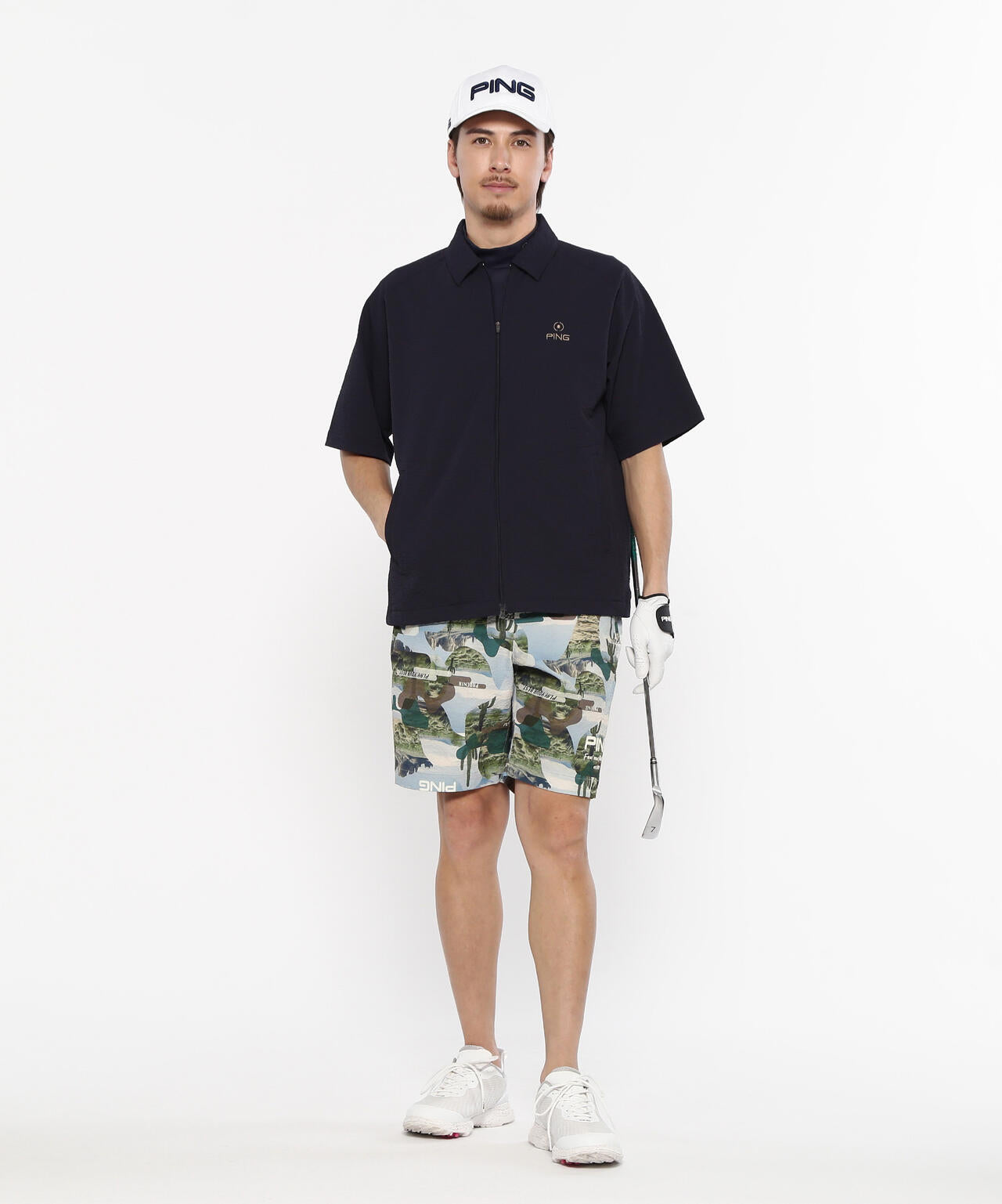 【PING APPAREL】全方向ストレッチサッカーショートパンツ <NATIVE> (MENS)