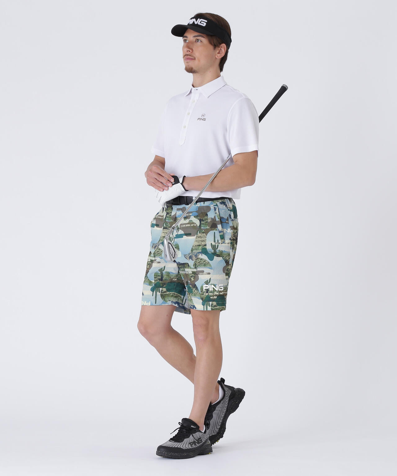 【PING APPAREL】全方向ストレッチサッカーショートパンツ <NATIVE> (MENS)