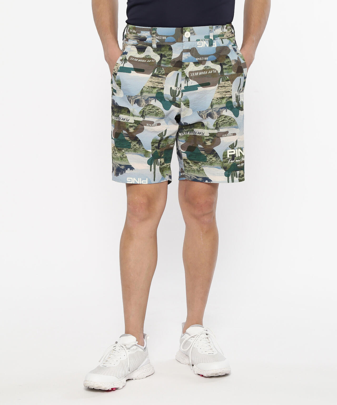 【PING APPAREL】全方向ストレッチサッカーショートパンツ <NATIVE> (MENS)