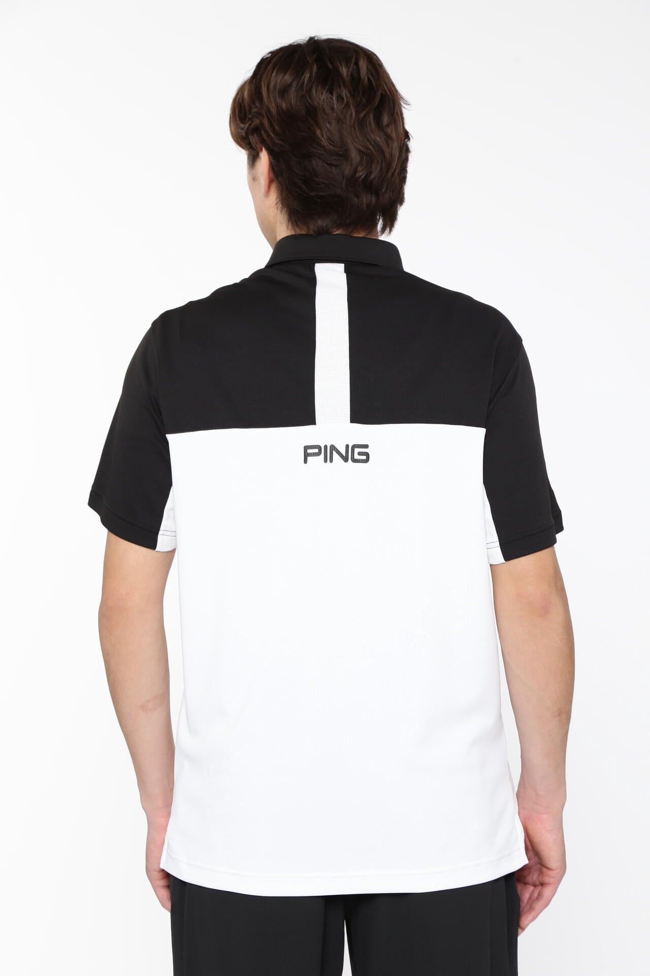 【PING APPAREL】高通気ジャージ半袖ポロシャツ<PERFORMANCE> (MENS)