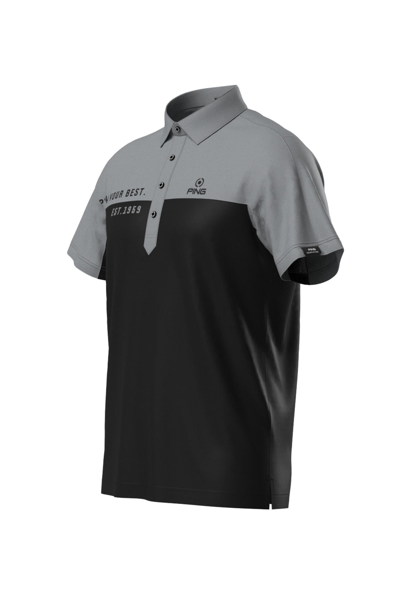 【PING APPAREL】高通気ジャージ半袖ポロシャツ<PERFORMANCE> (MENS)