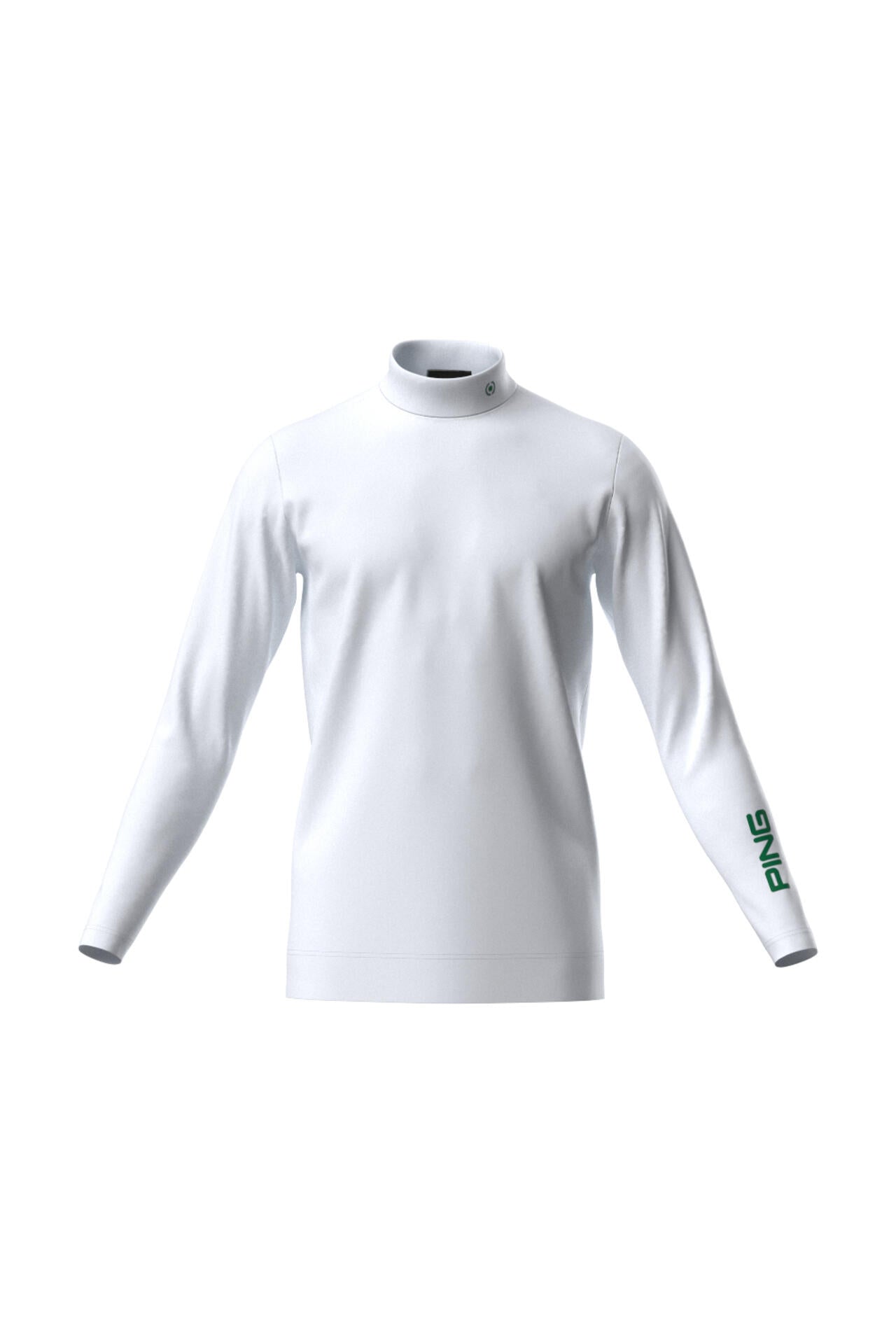 【PING APPAREL】半袖ポロシャツ×天竺長袖ハイネックインナー レイヤードツインセット <NATIVE> (MENS)