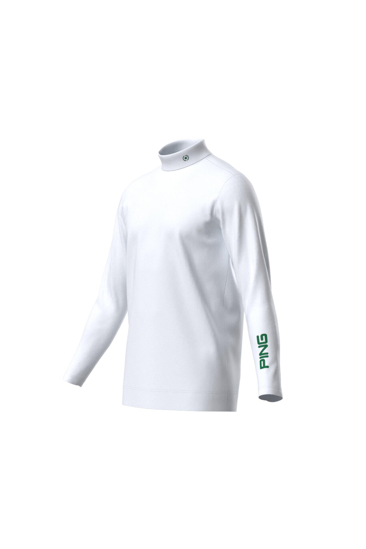 【PING APPAREL】半袖ポロシャツ×天竺長袖ハイネックインナー レイヤードツインセット <NATIVE> (MENS)